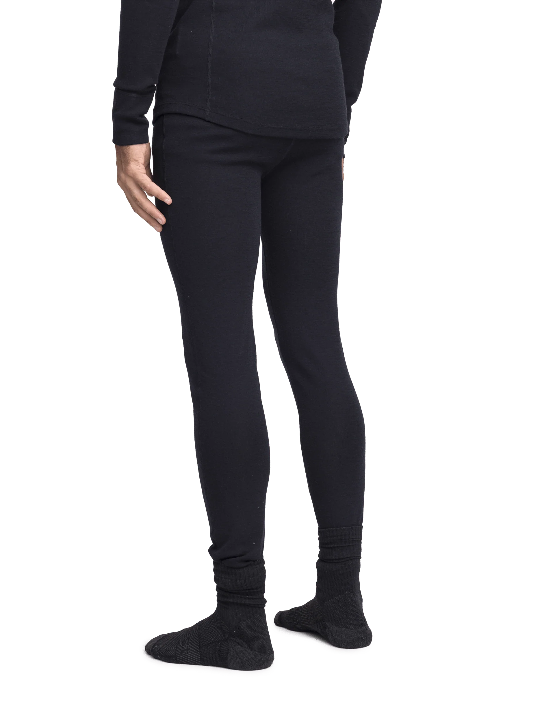 100 WOOL PANT BLACK - Image 3