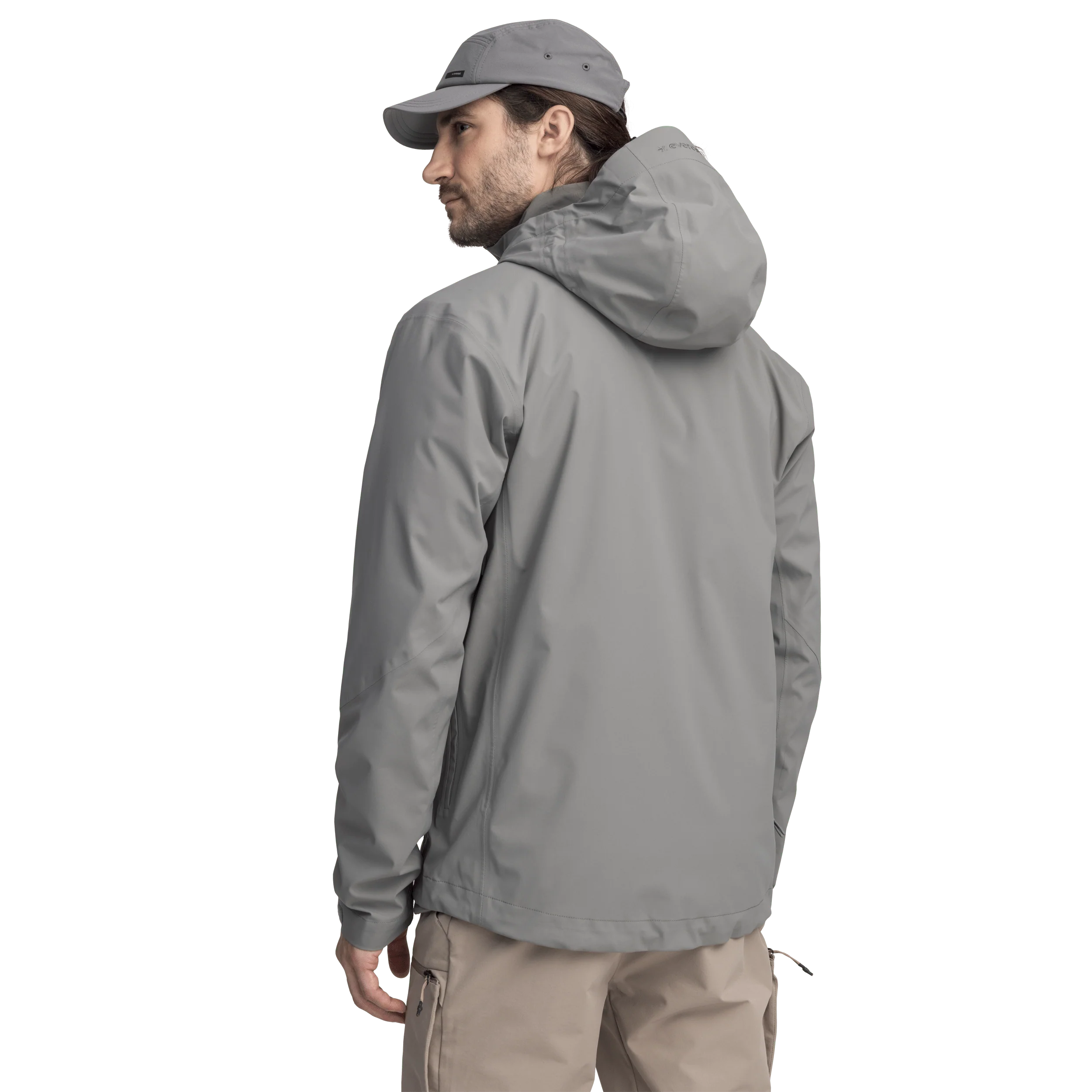 VENTURE 3 LAYER SHELL JACKET - KHAKI GREY - Image 3