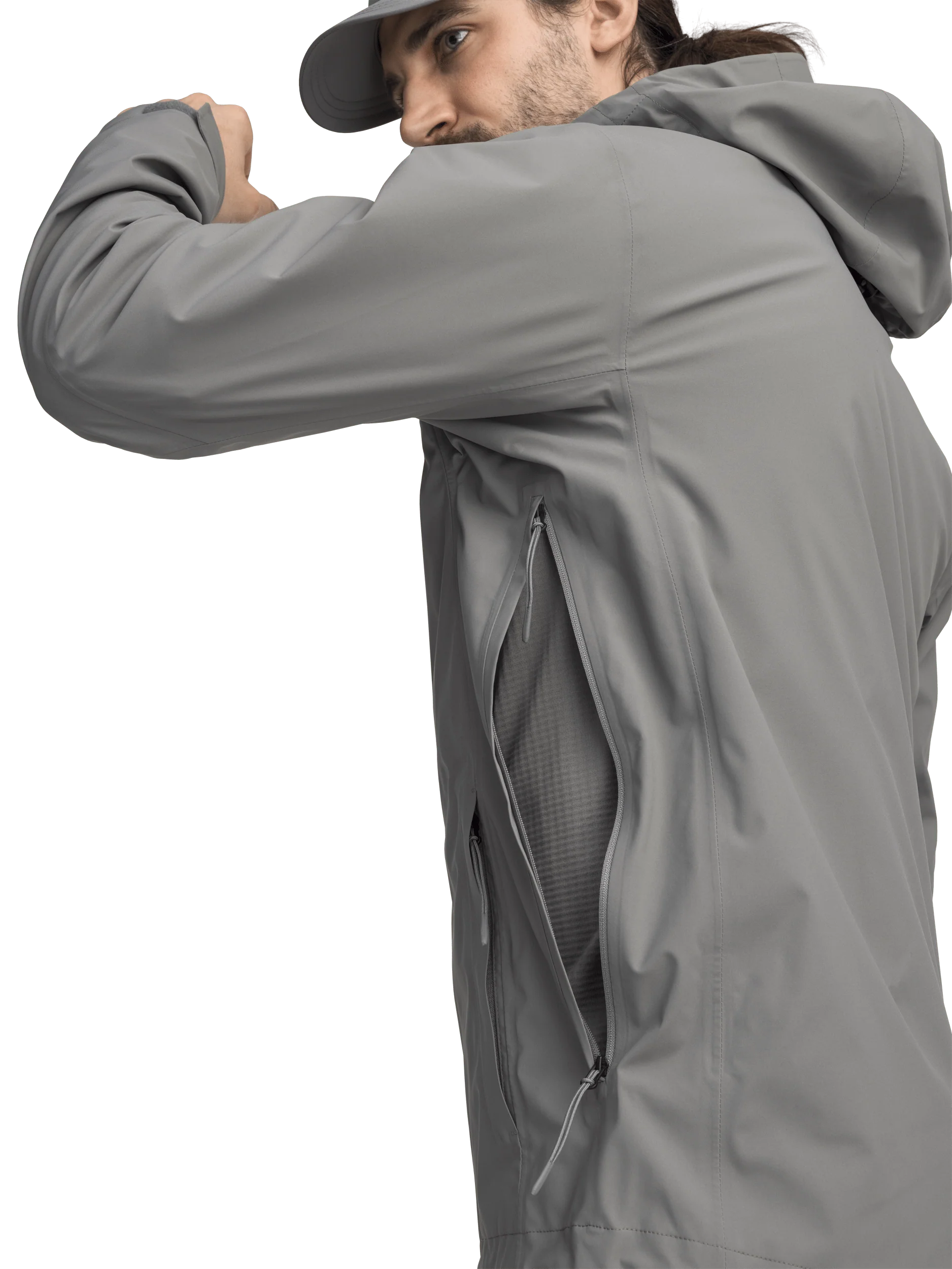 VENTURE 3 LAYER SHELL JACKET - KHAKI GREY - Image 6