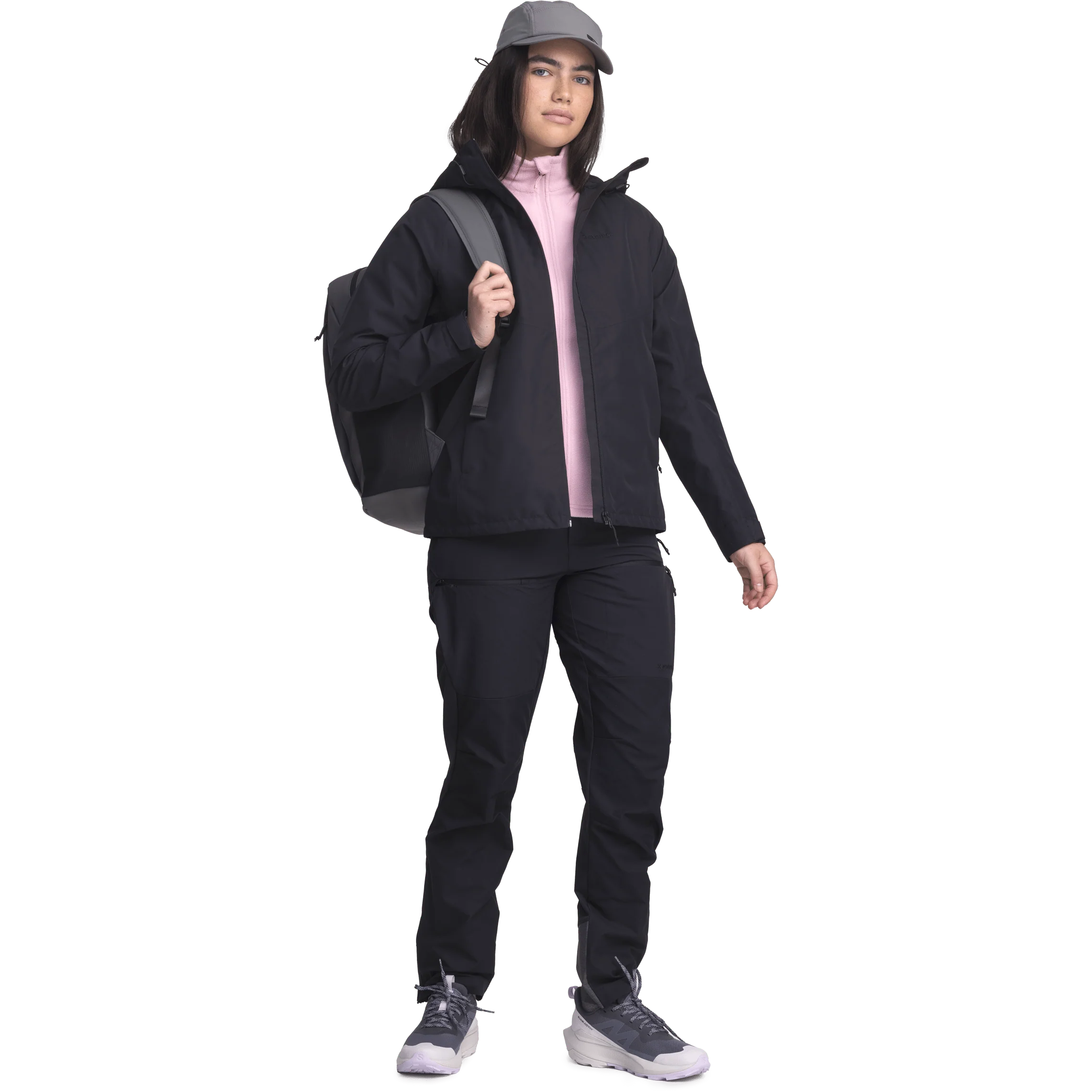 WOMENS ALLROUND JACKET BLACK - Image 3