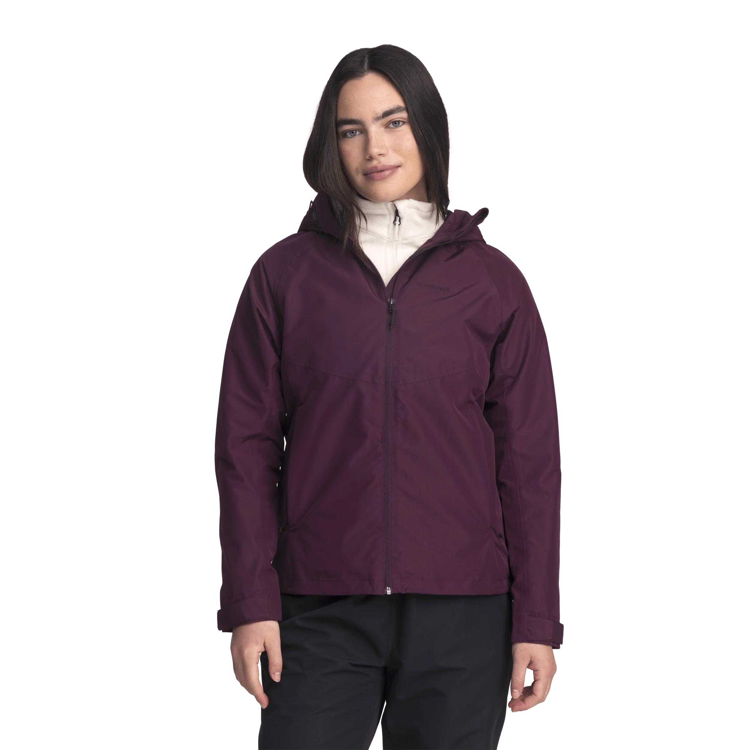 WOMENS ALLROUND JACKET DARK RED - Image 4