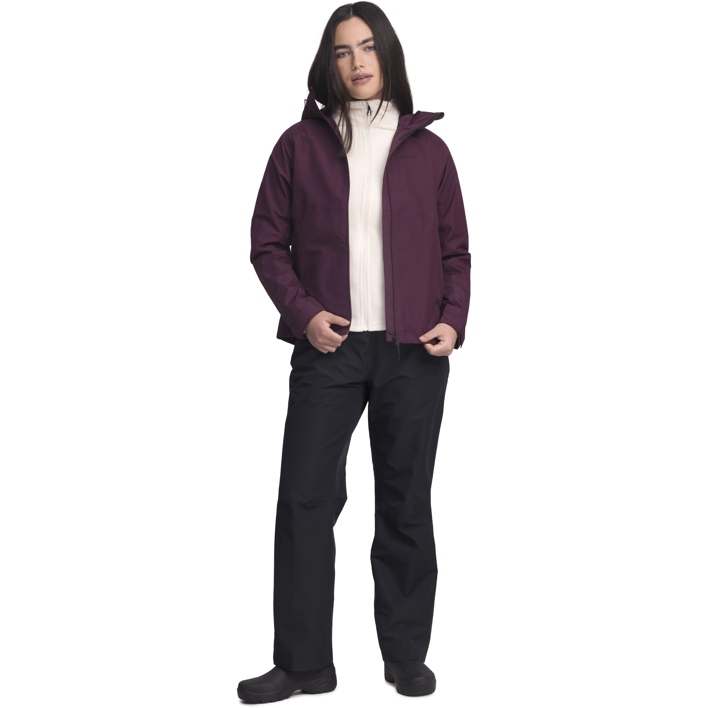 WOMENS ALLROUND JACKET DARK RED - Image 5