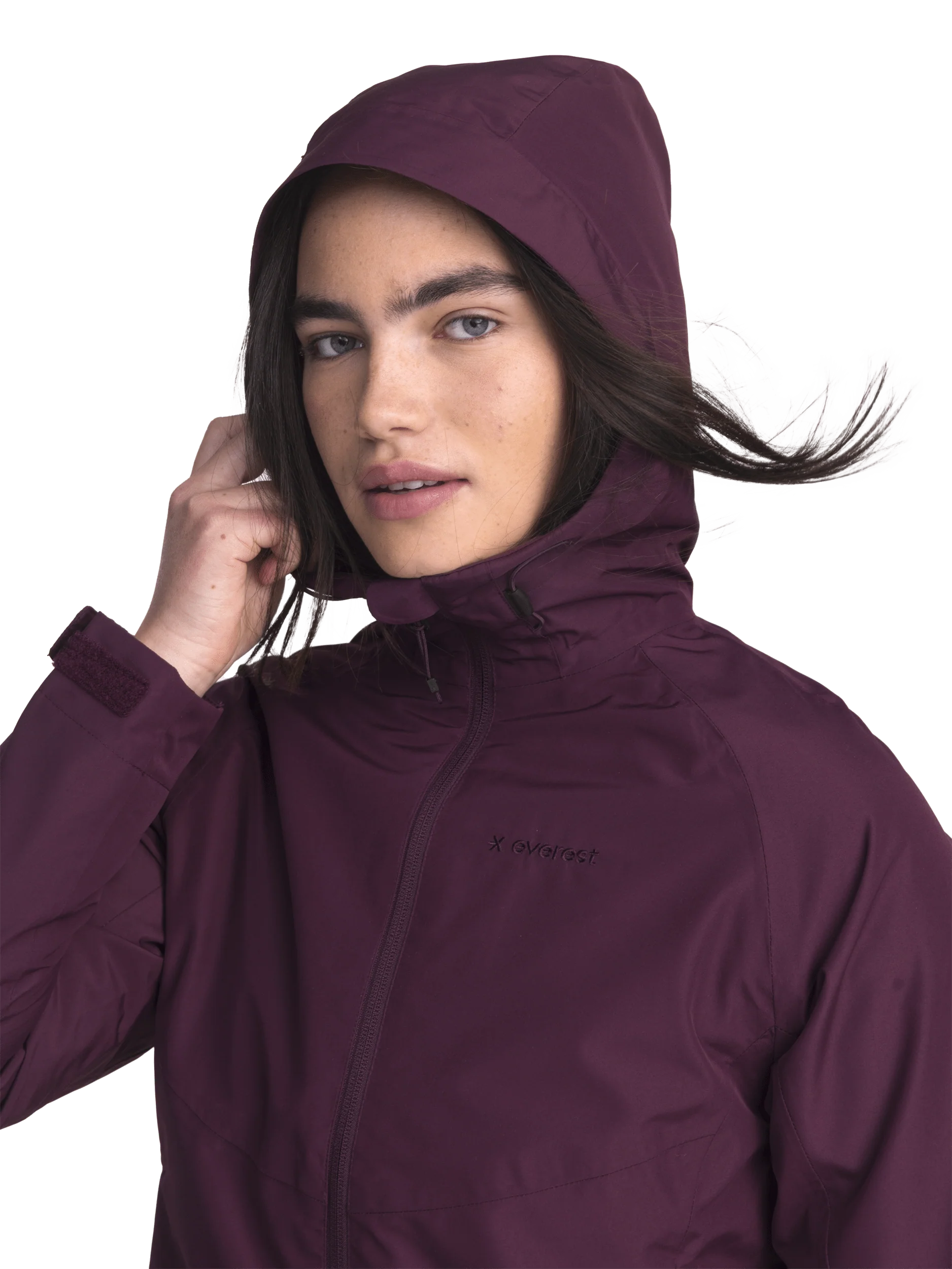 WOMENS ALLROUND JACKET DARK RED - Image 7