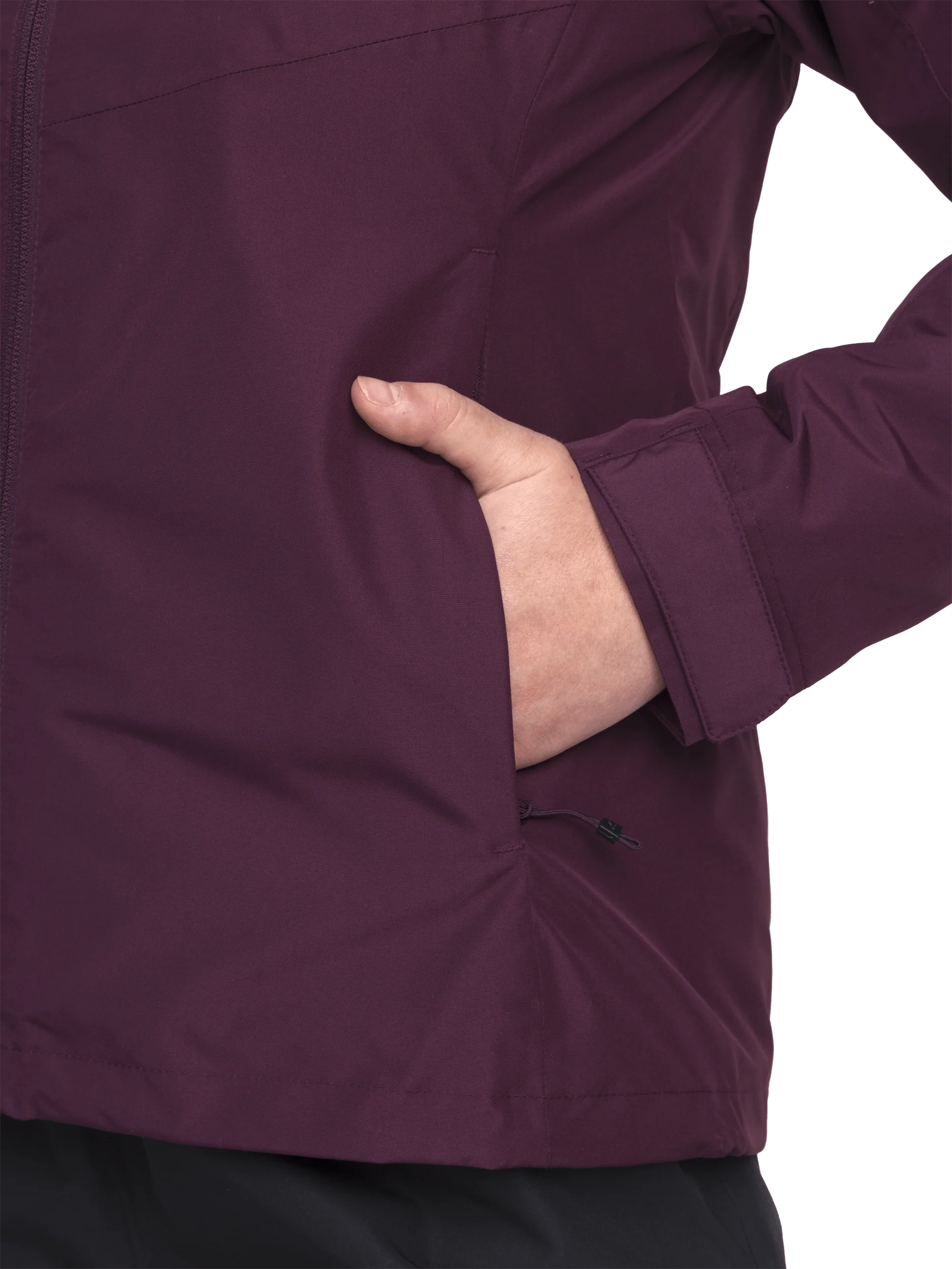 WOMENS ALLROUND JACKET DARK RED - Image 8