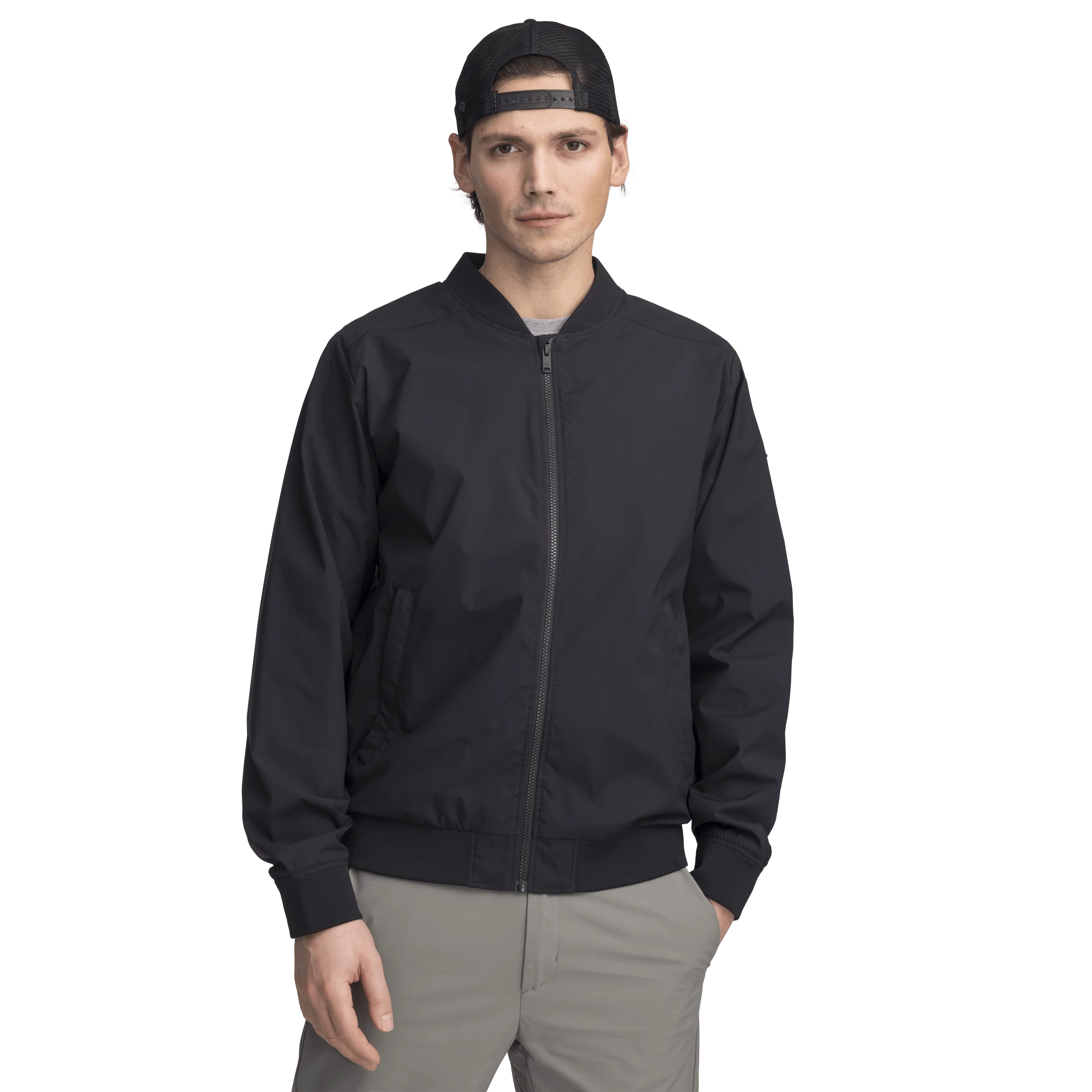 NEBO BOMBER JACKET MEN BLACK - Image 6
