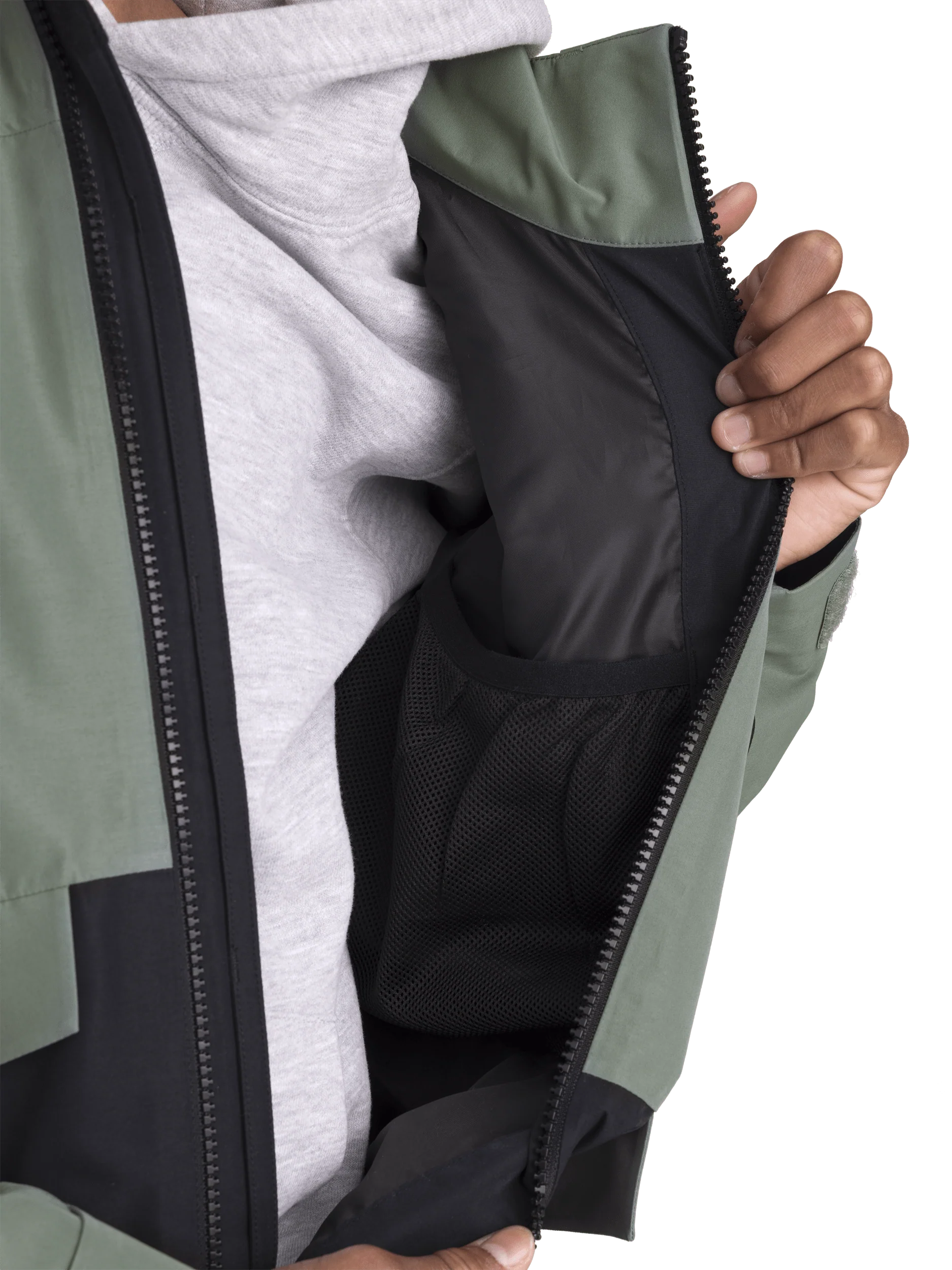 ALLROUND JACKET KHAKI GREEN/BLACK - Image 6