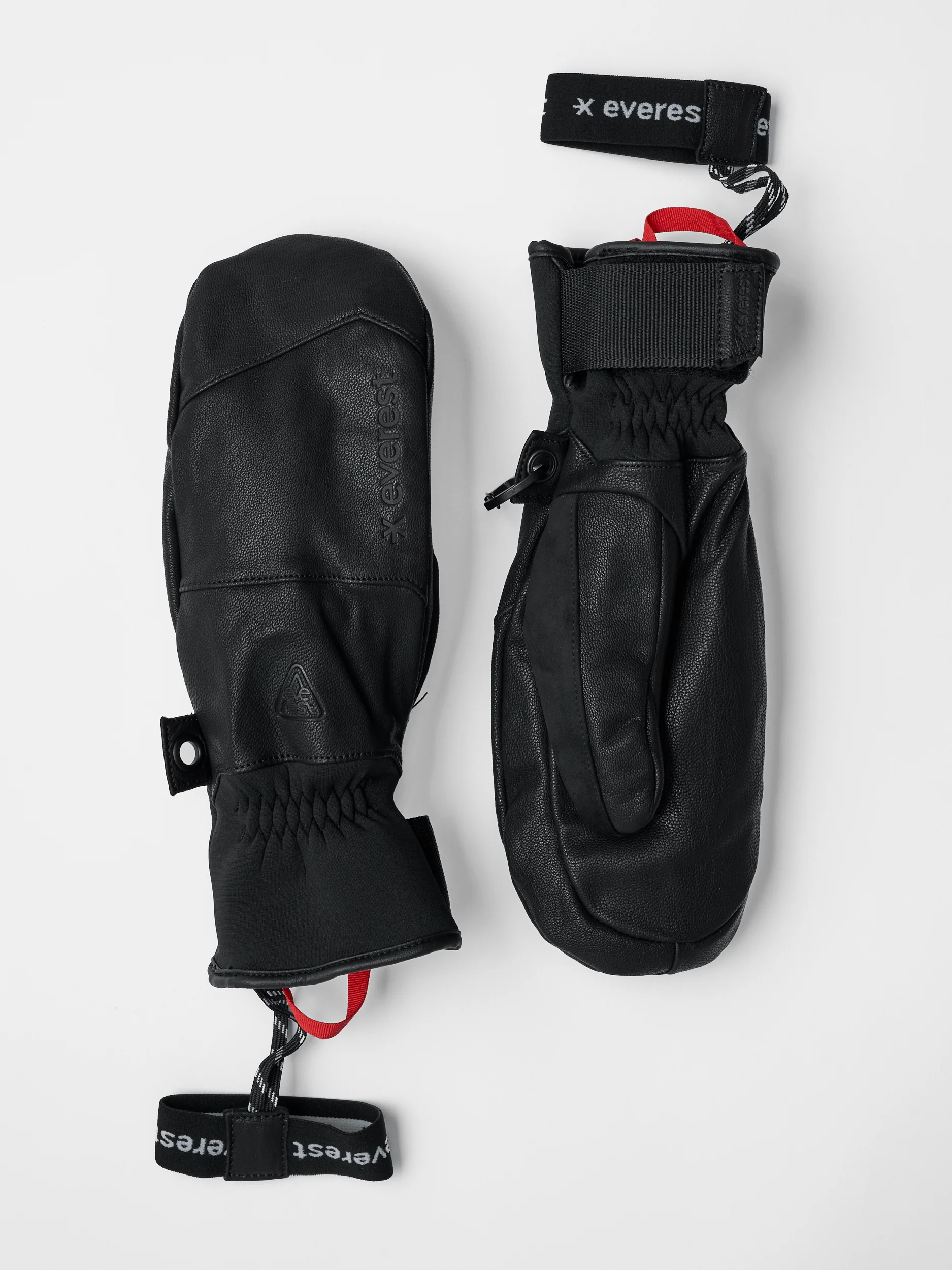 ALPINE LEATHER MITTEN BLACK