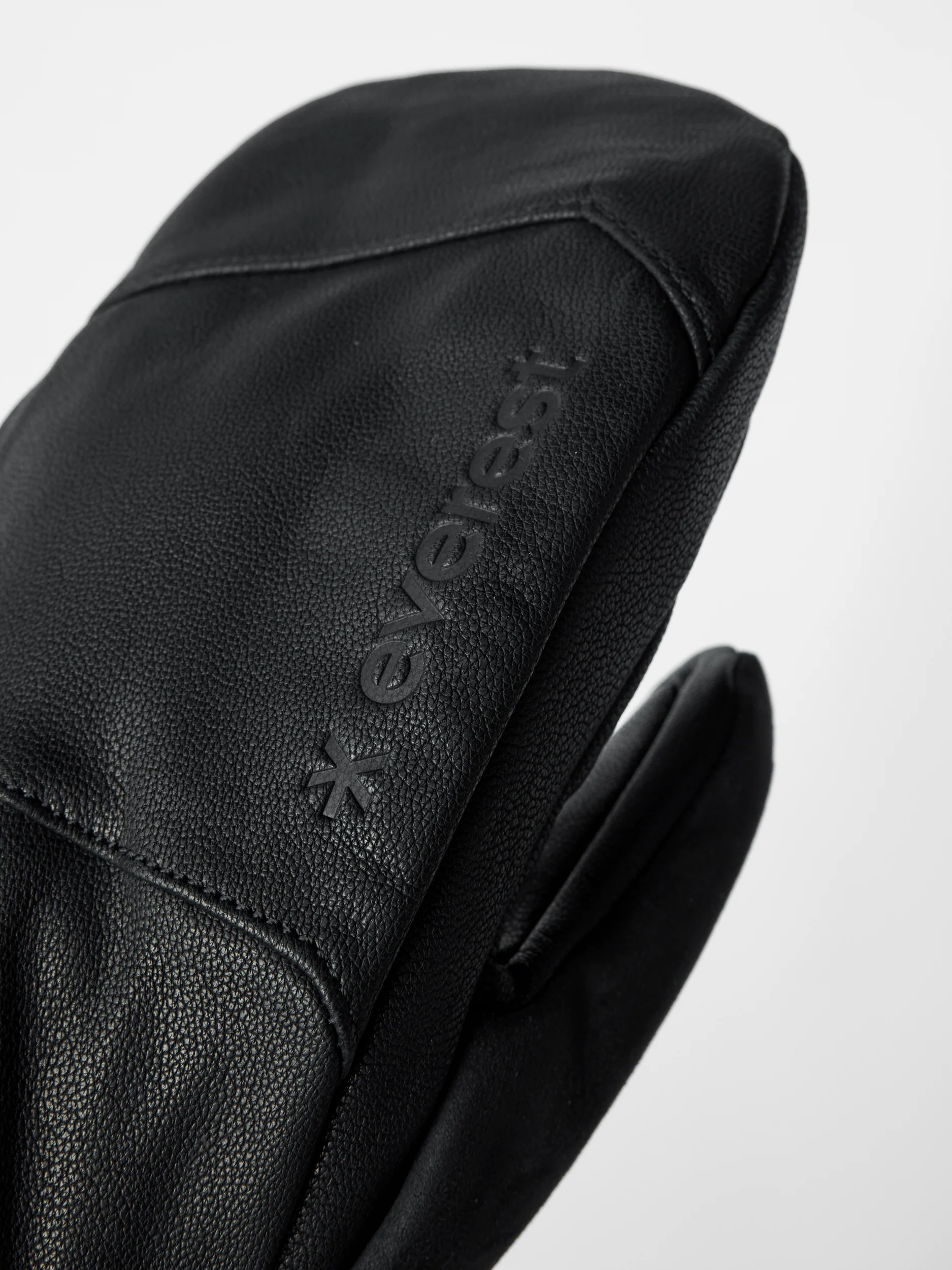 ALPINE LEATHER MITTEN BLACK - Image 2