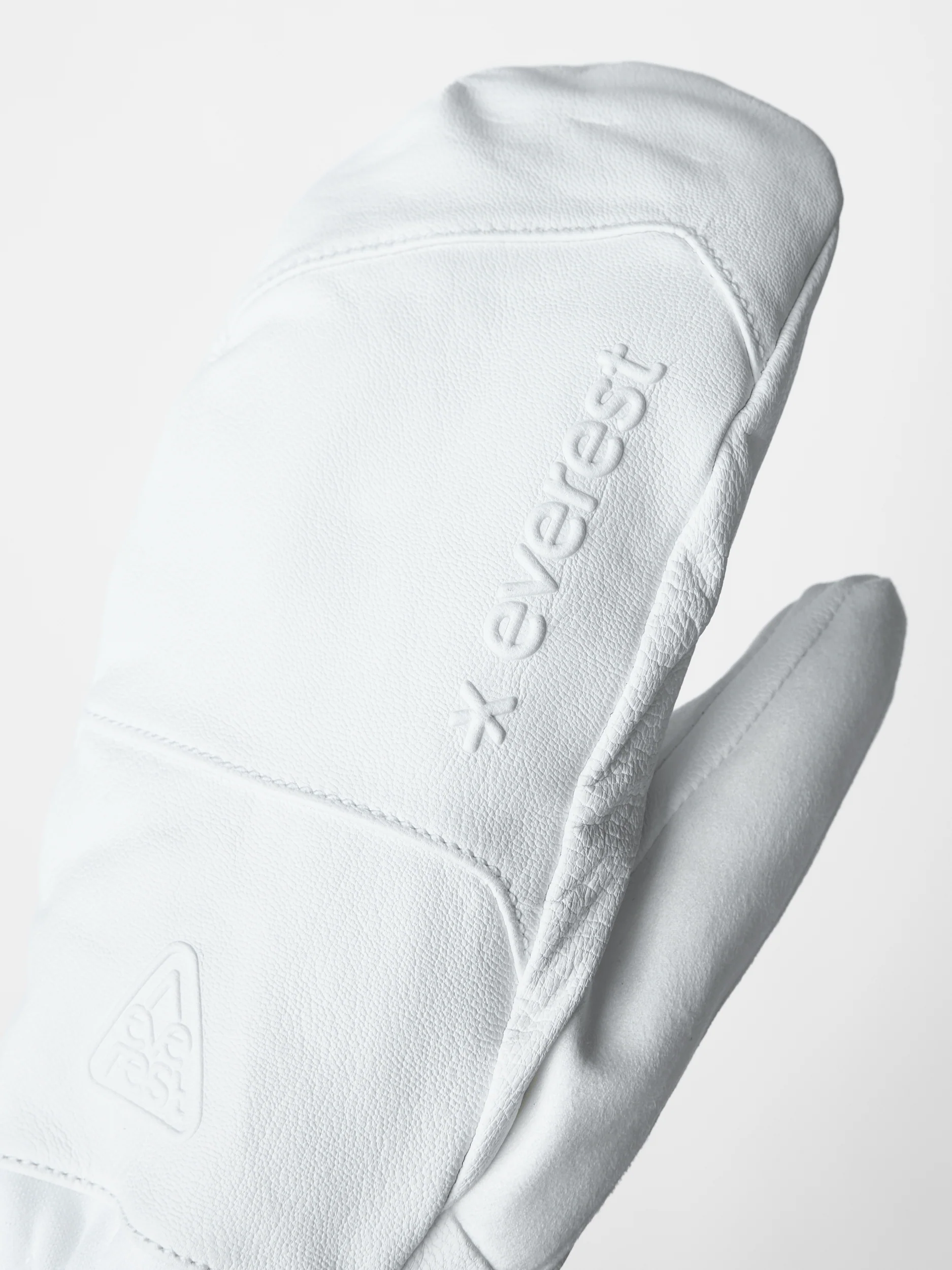 ALPINE LEATHER MITTEN WHITE - Image 2