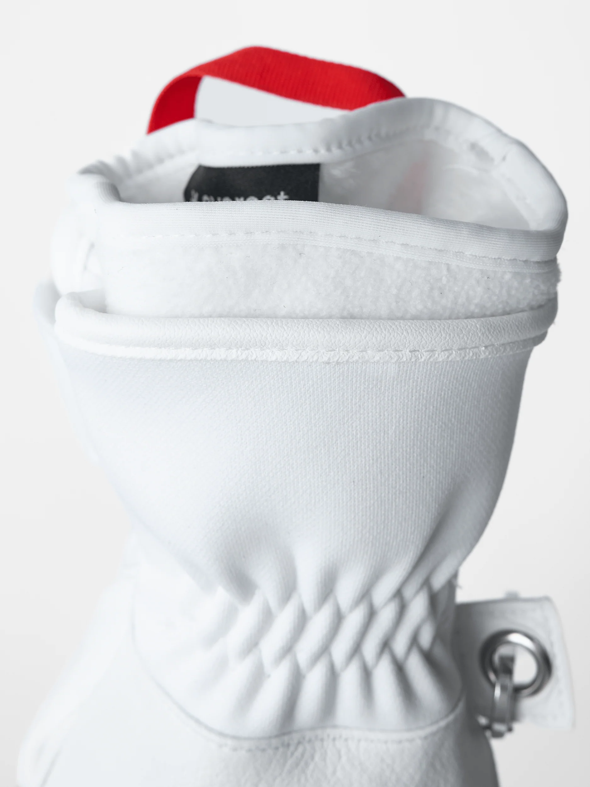 ALPINE LEATHER MITTEN WHITE - Image 3