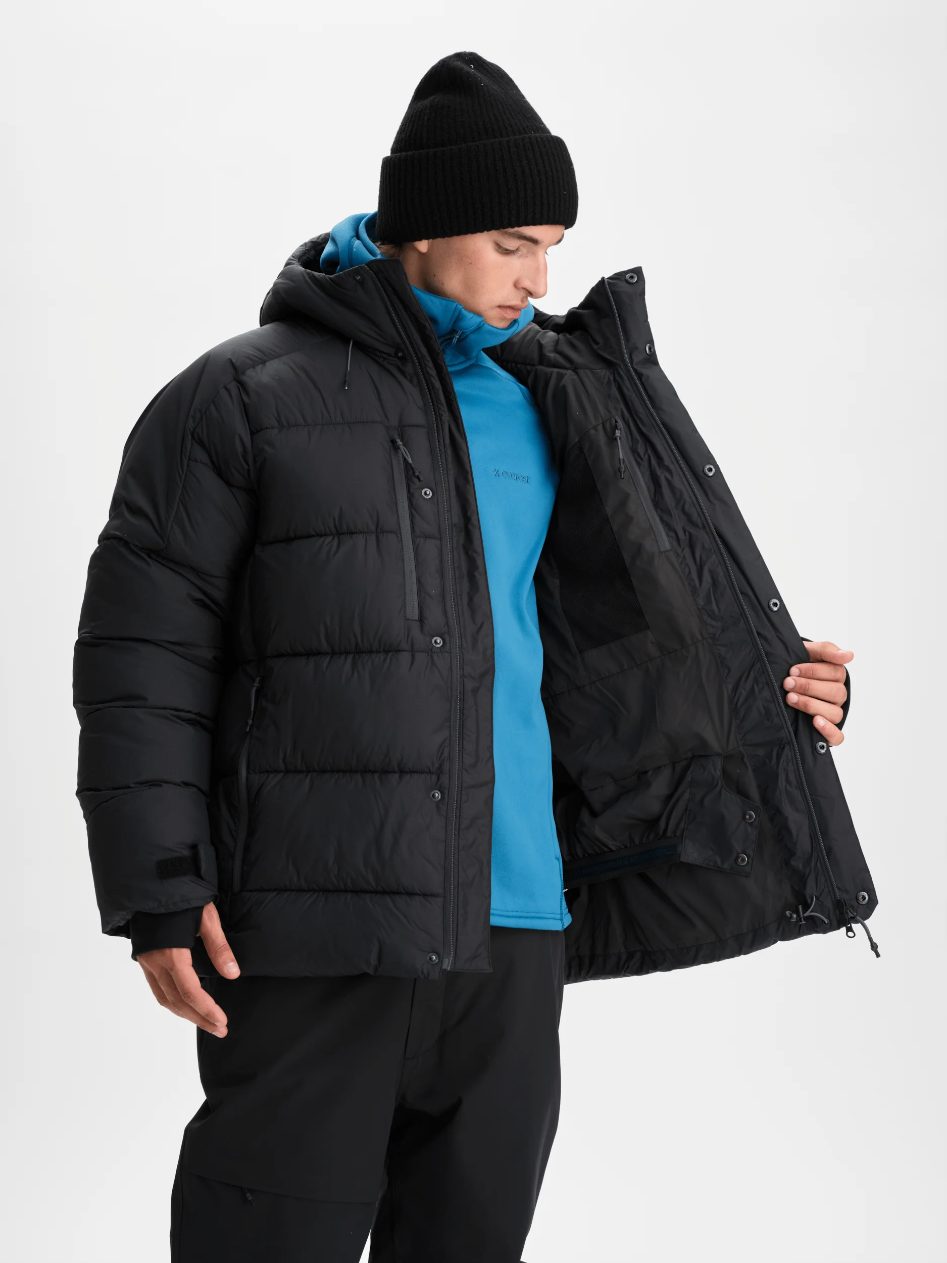 ALPINE PUFF JACKET BLACK - Image 5