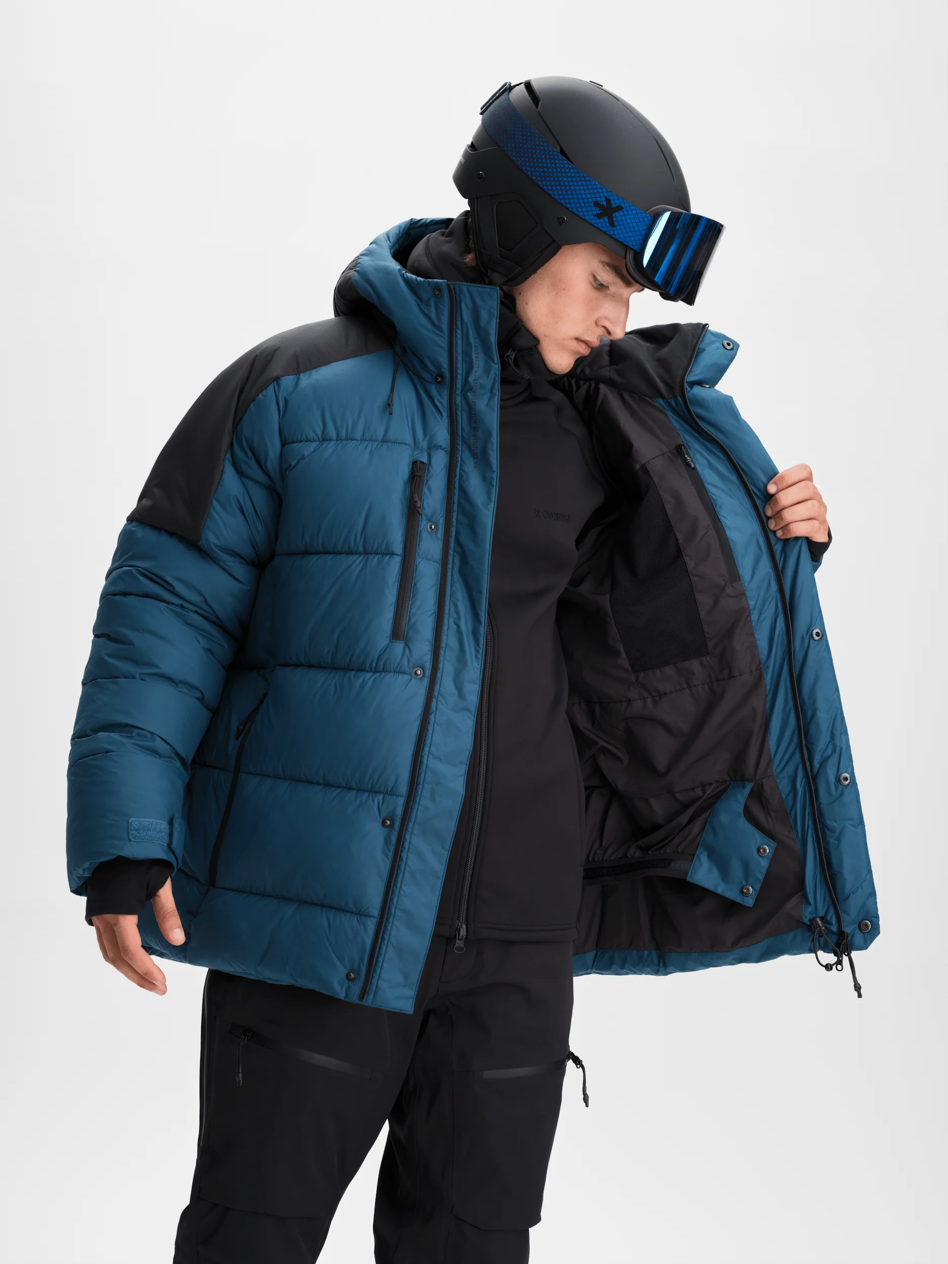 ALPINE PUFF JACKET ICE CAVE BLUE - Image 6