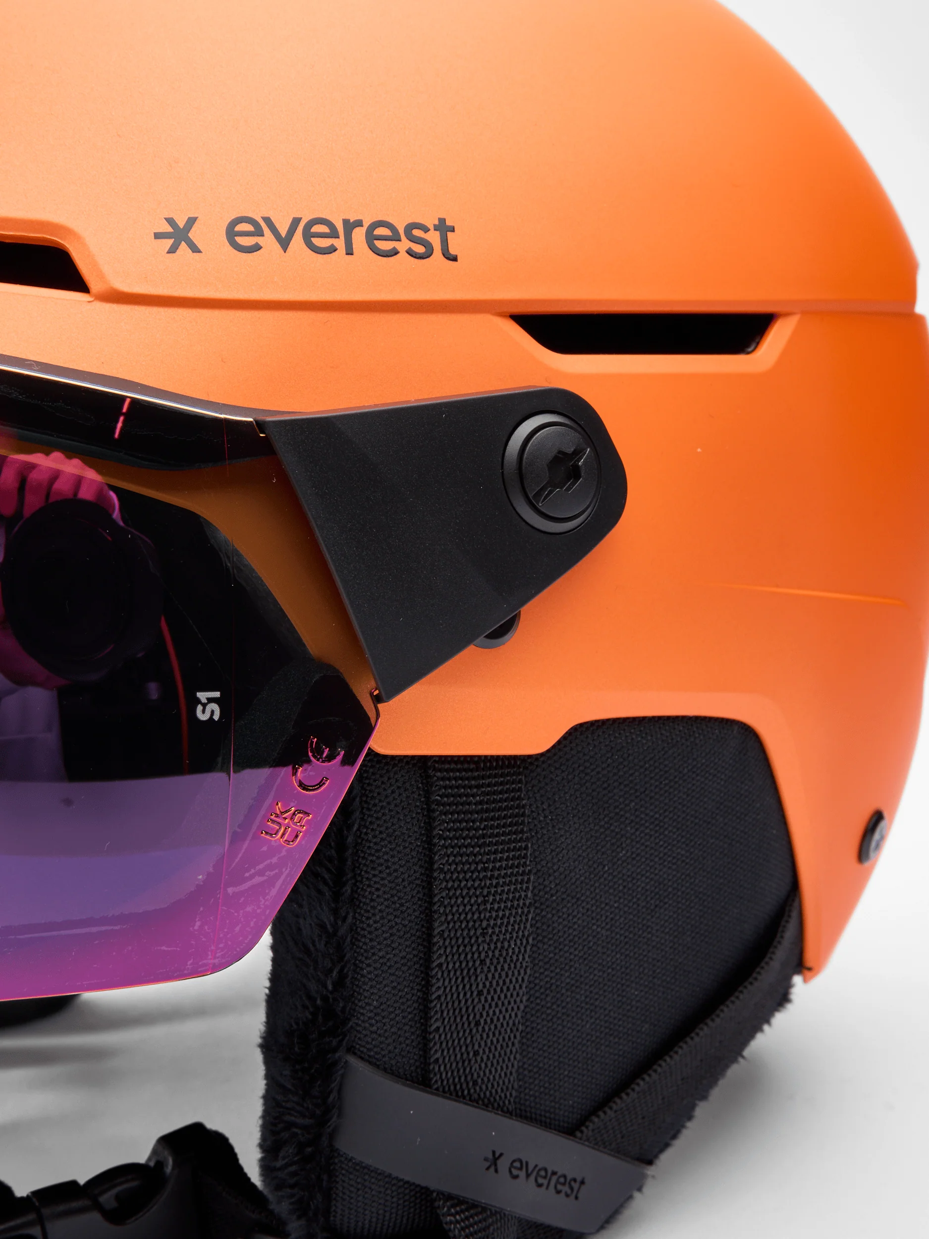 ALPINE VISOR MIPS HELMET ORANGE - JUNIOR - Image 3