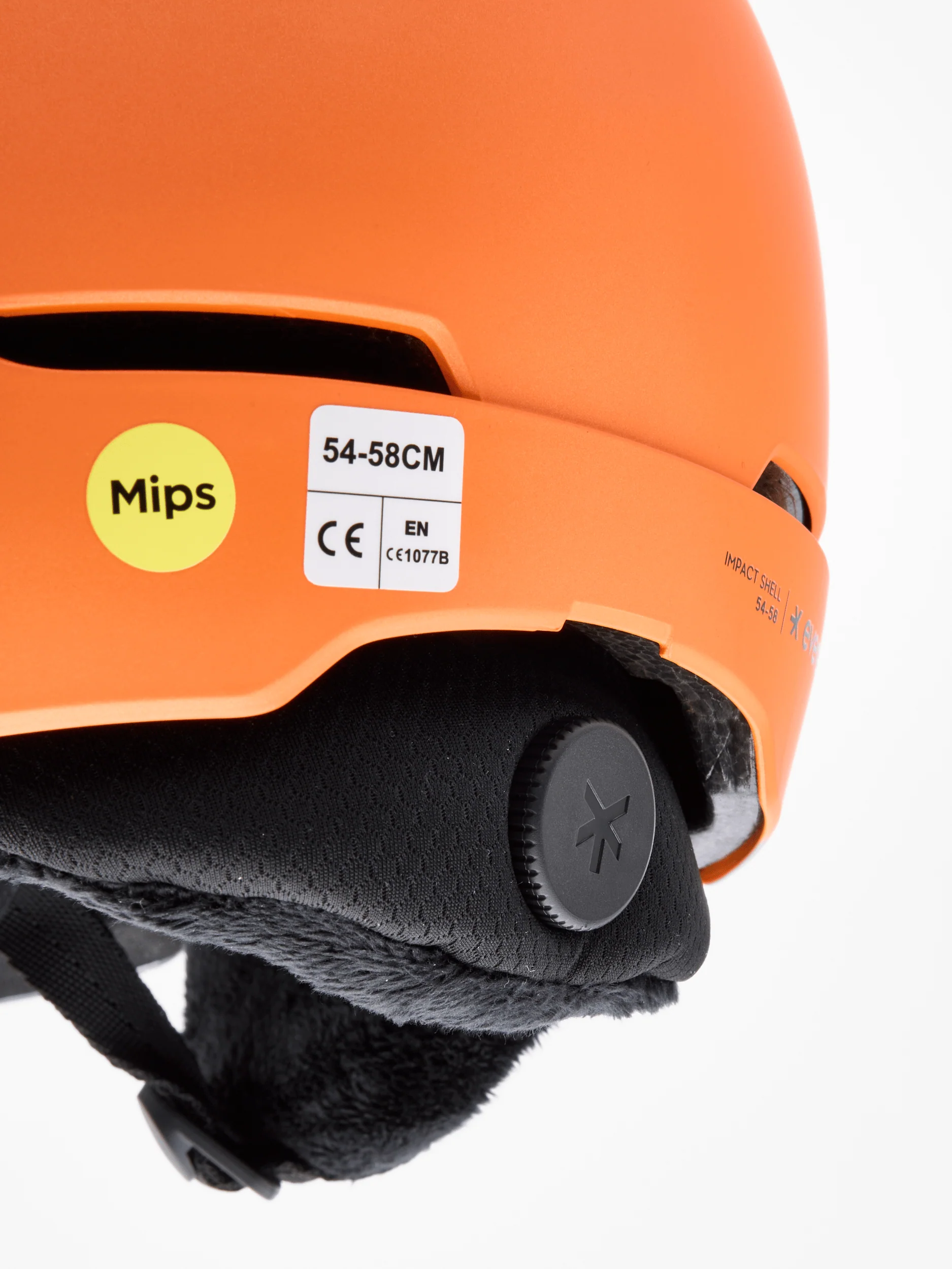 ALPINE VISOR MIPS HELMET ORANGE - JUNIOR - Image 6
