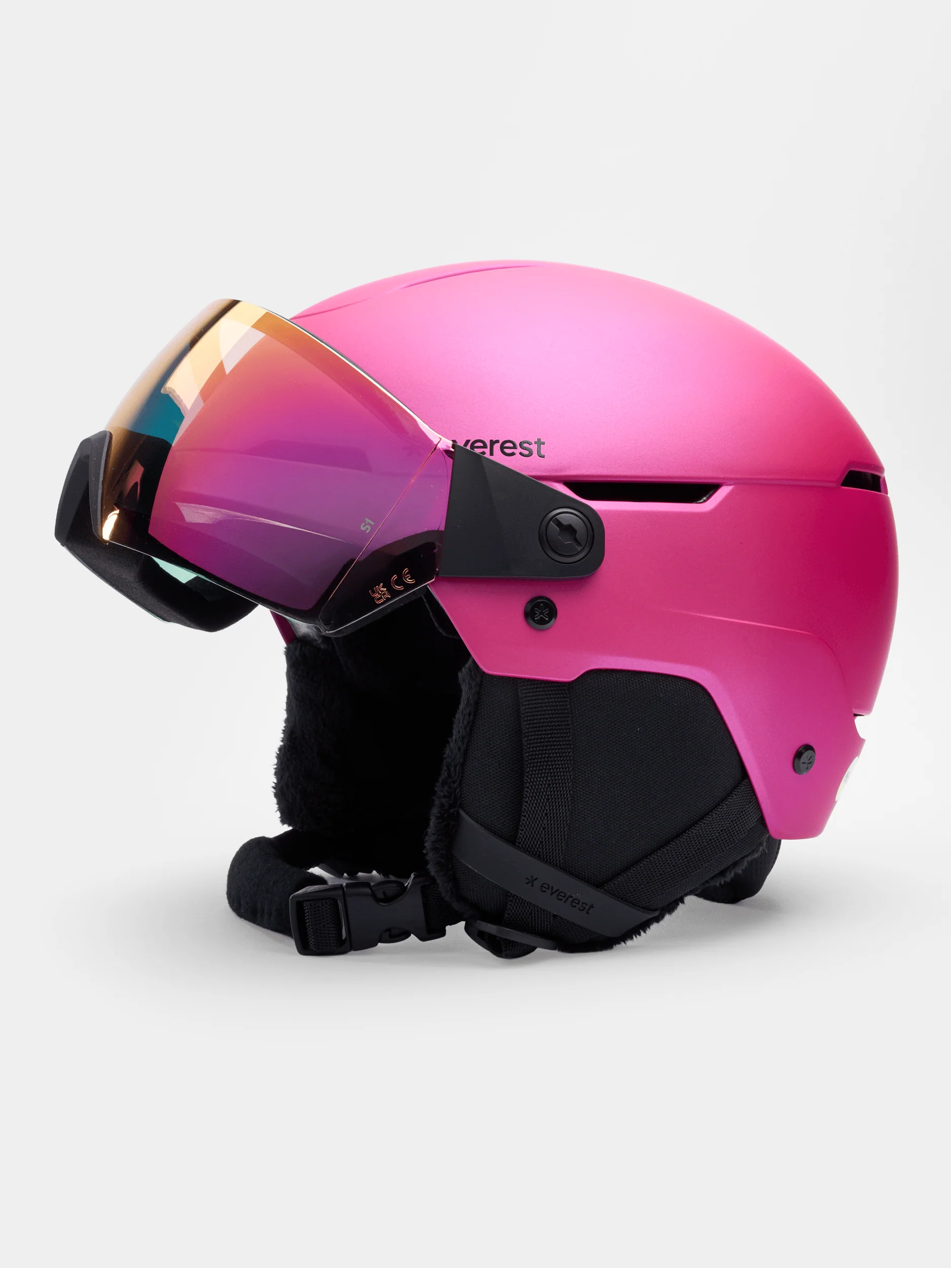 ALPINE VISOR MIPS HELMET PINK JUNIOR