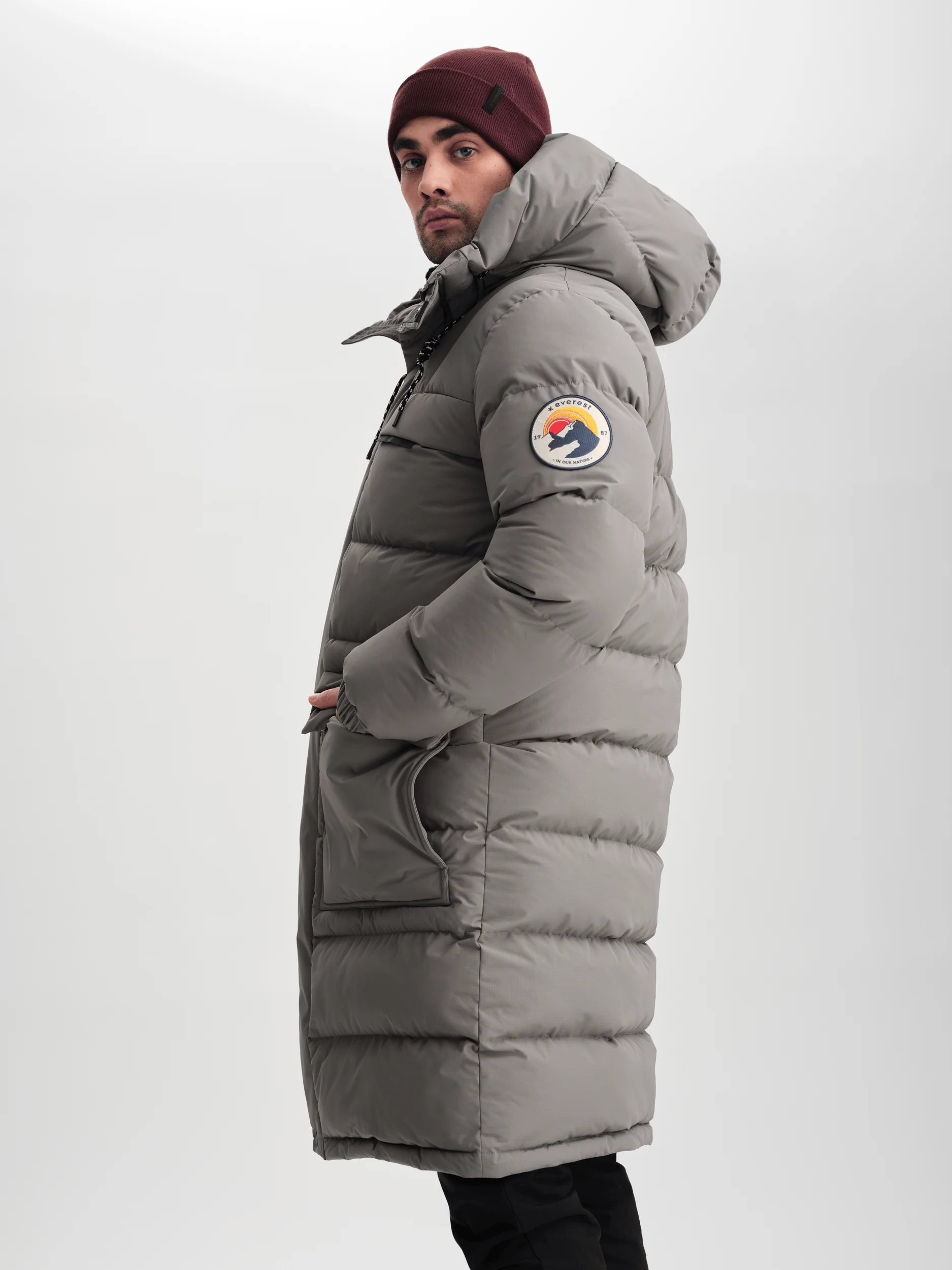 ARCTIC LONG PARKA KHAKI GREY - Image 11