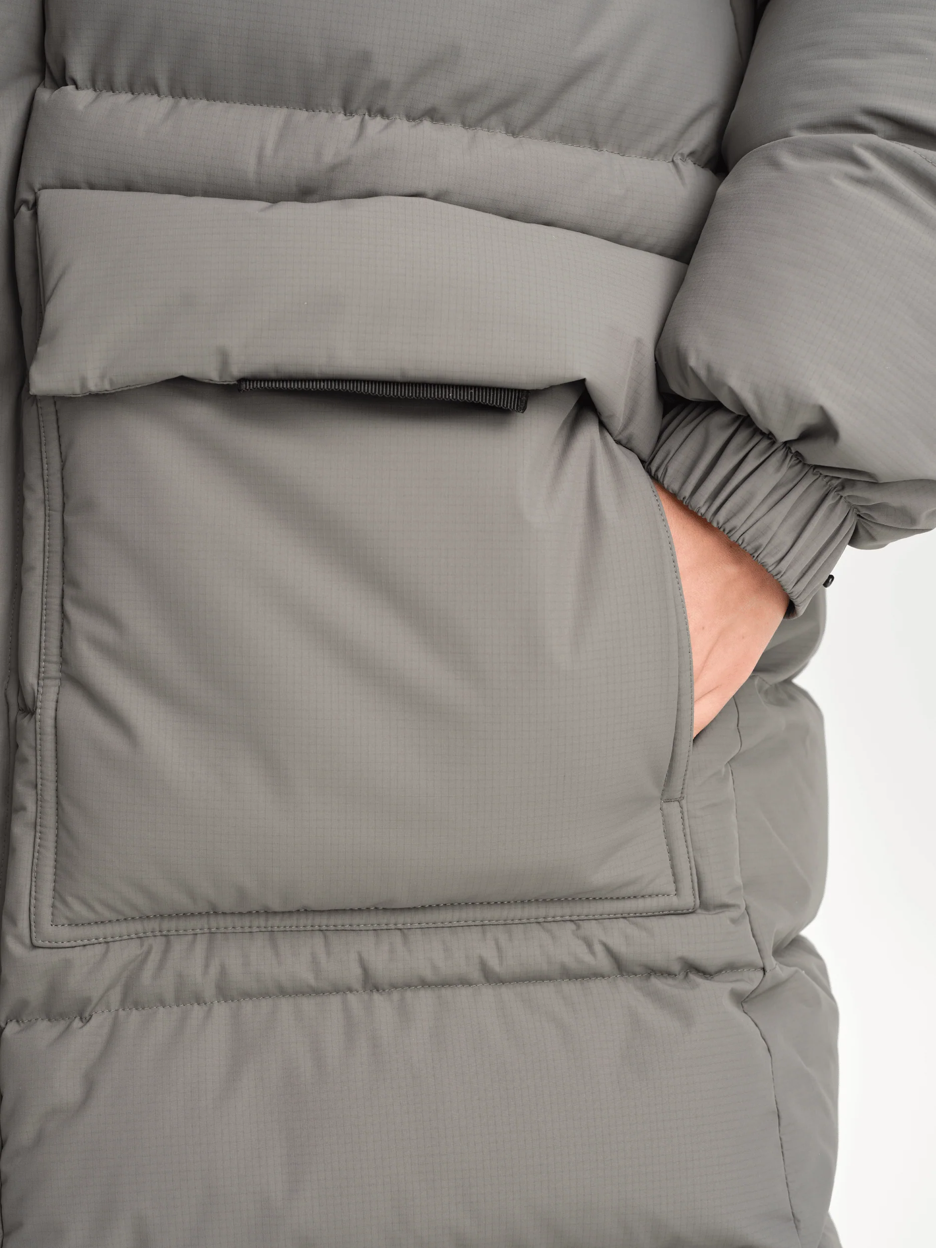 ARCTIC LONG PARKA KHAKI GREY - Image 12