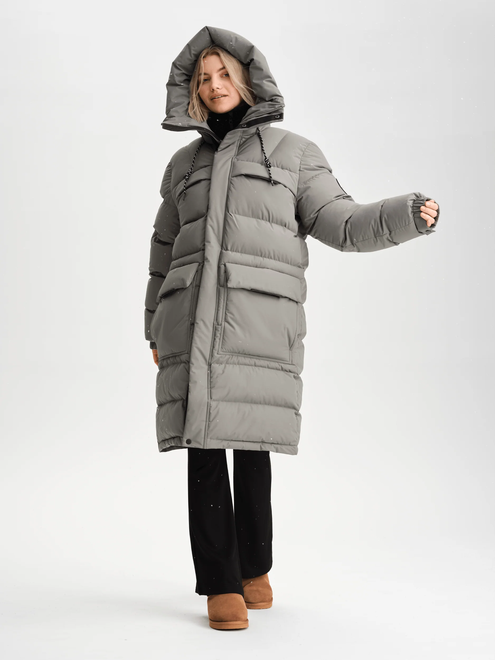 ARCTIC LONG PARKA KHAKI GREY - Image 2