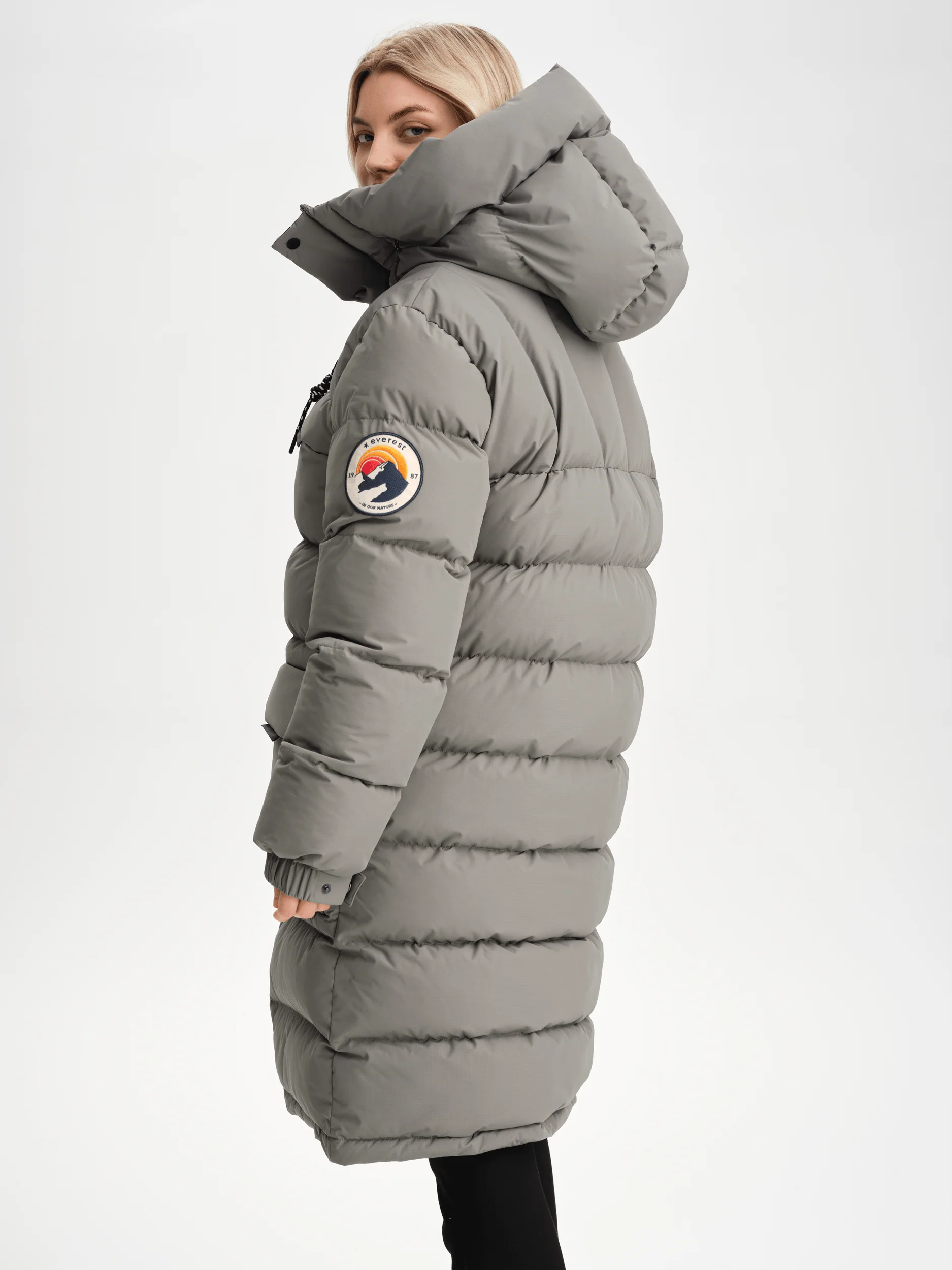 ARCTIC LONG PARKA KHAKI GREY - Image 3