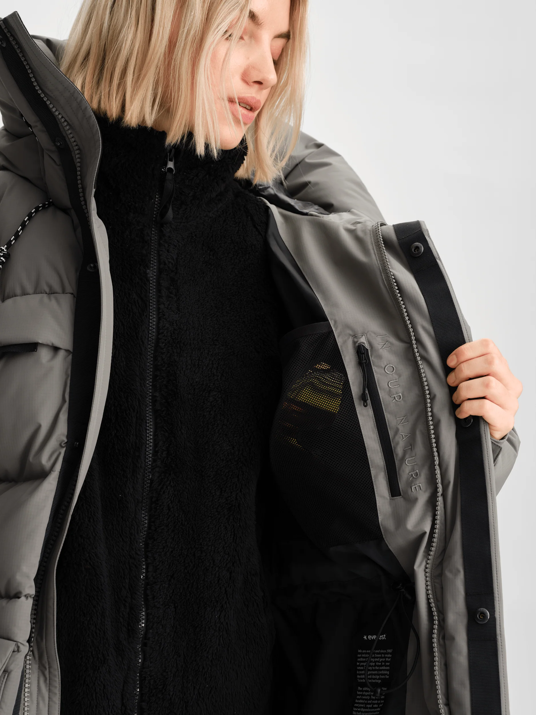ARCTIC LONG PARKA KHAKI GREY - Image 6