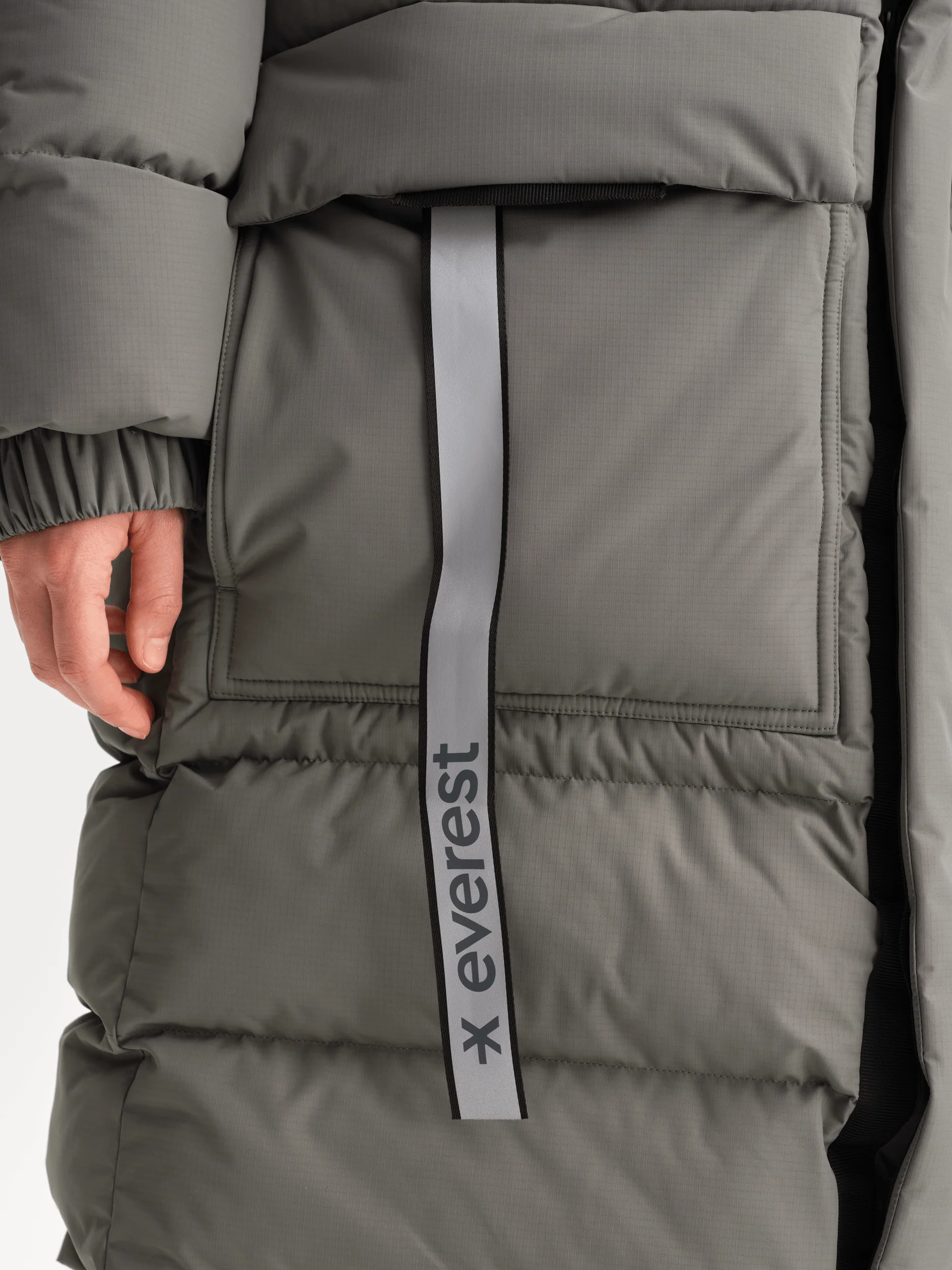 ARCTIC LONG PARKA KHAKI GREY - Image 7