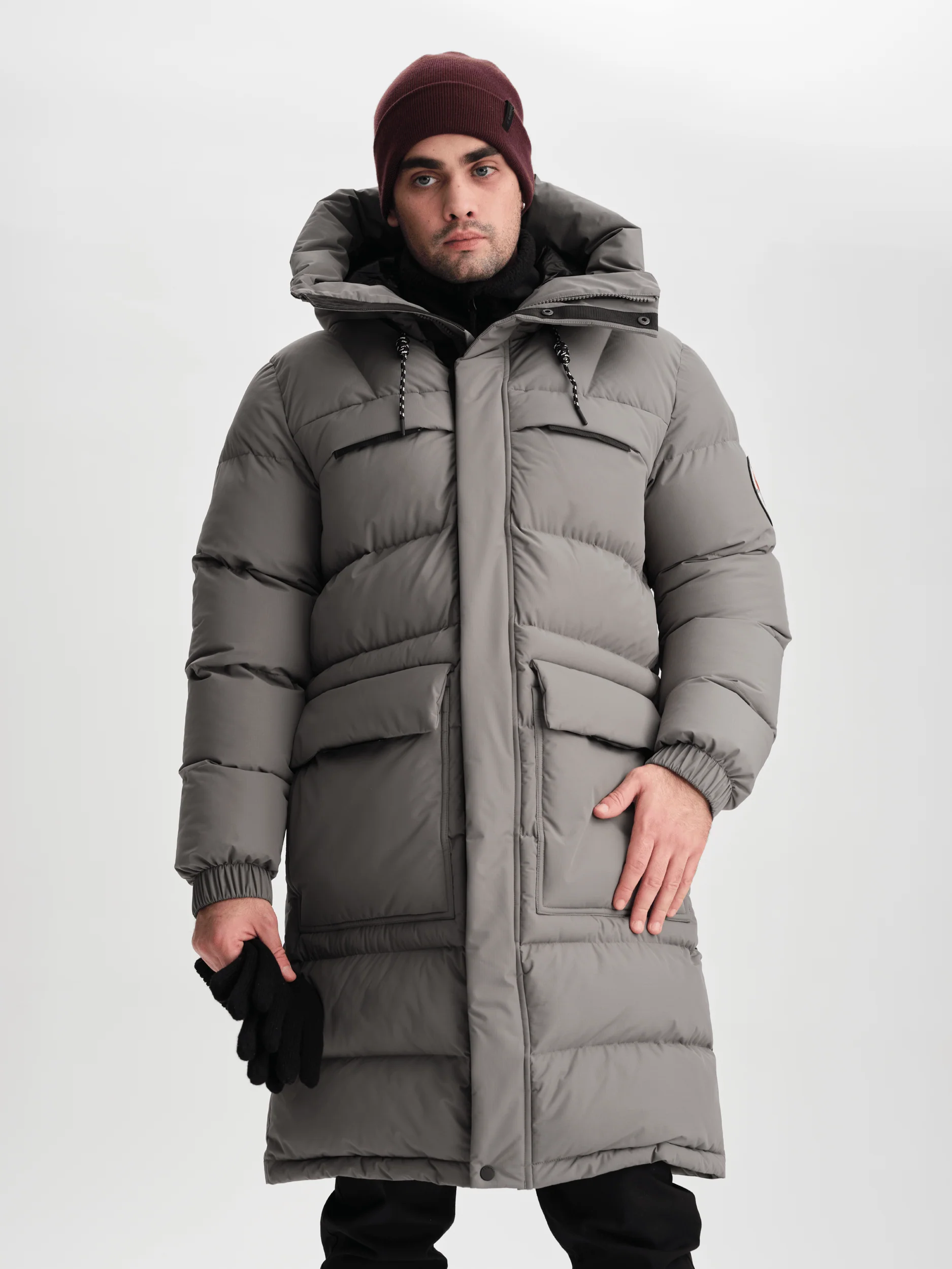 ARCTIC LONG PARKA KHAKI GREY - Image 8