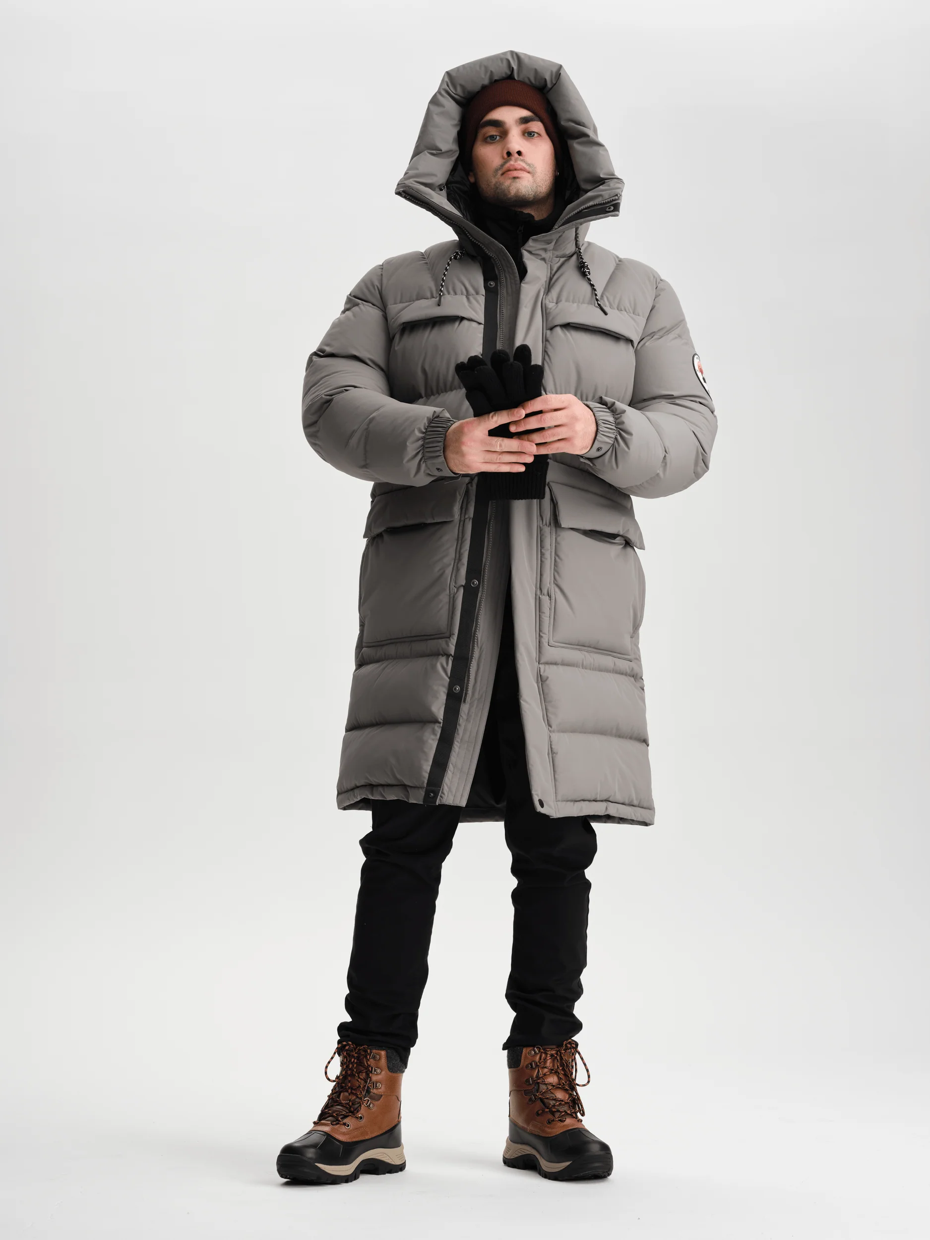 ARCTIC LONG PARKA KHAKI GREY - Image 9