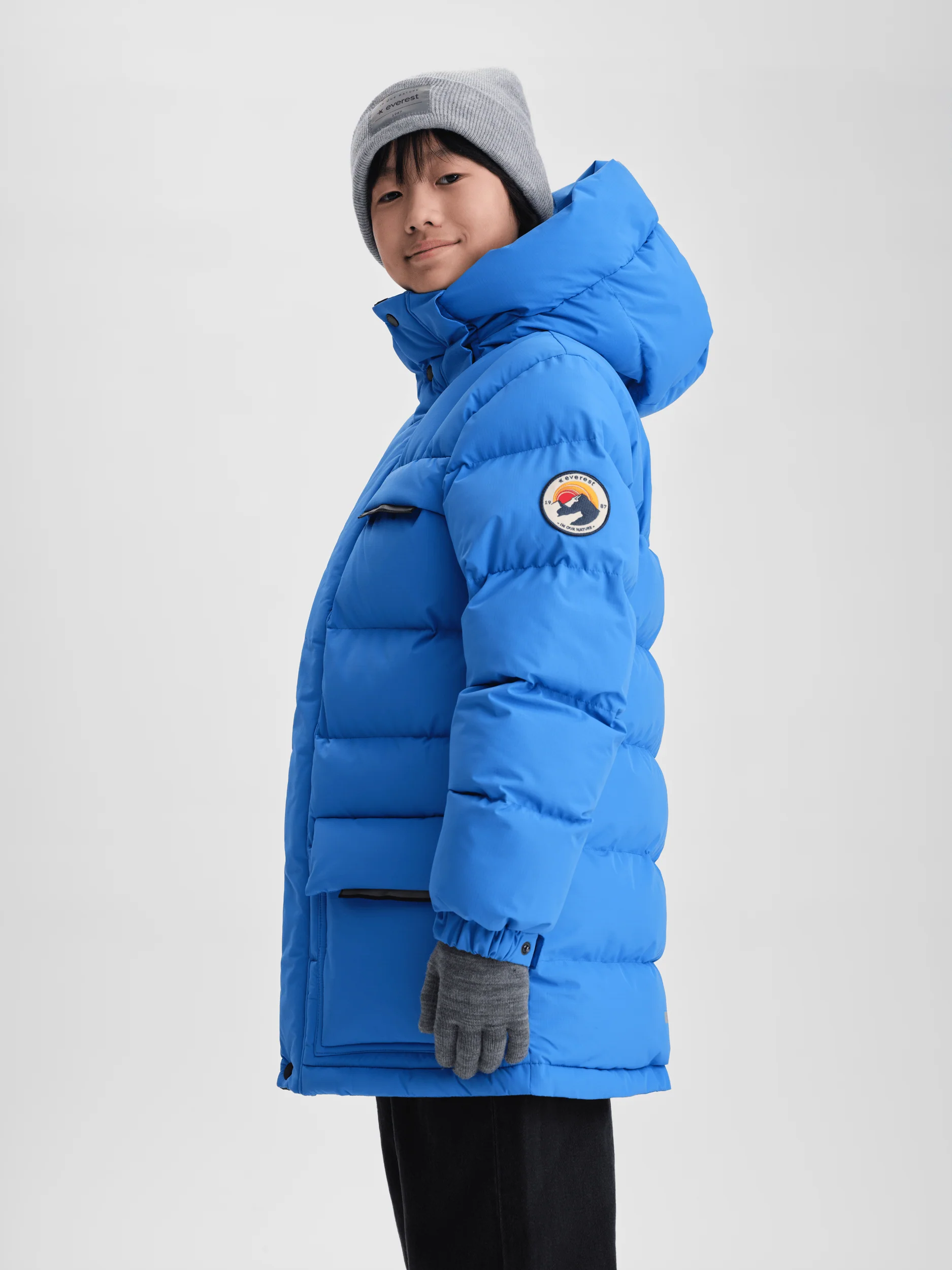 ARCTIC PARKA AZURE BLUE JUNIOR - Image 3