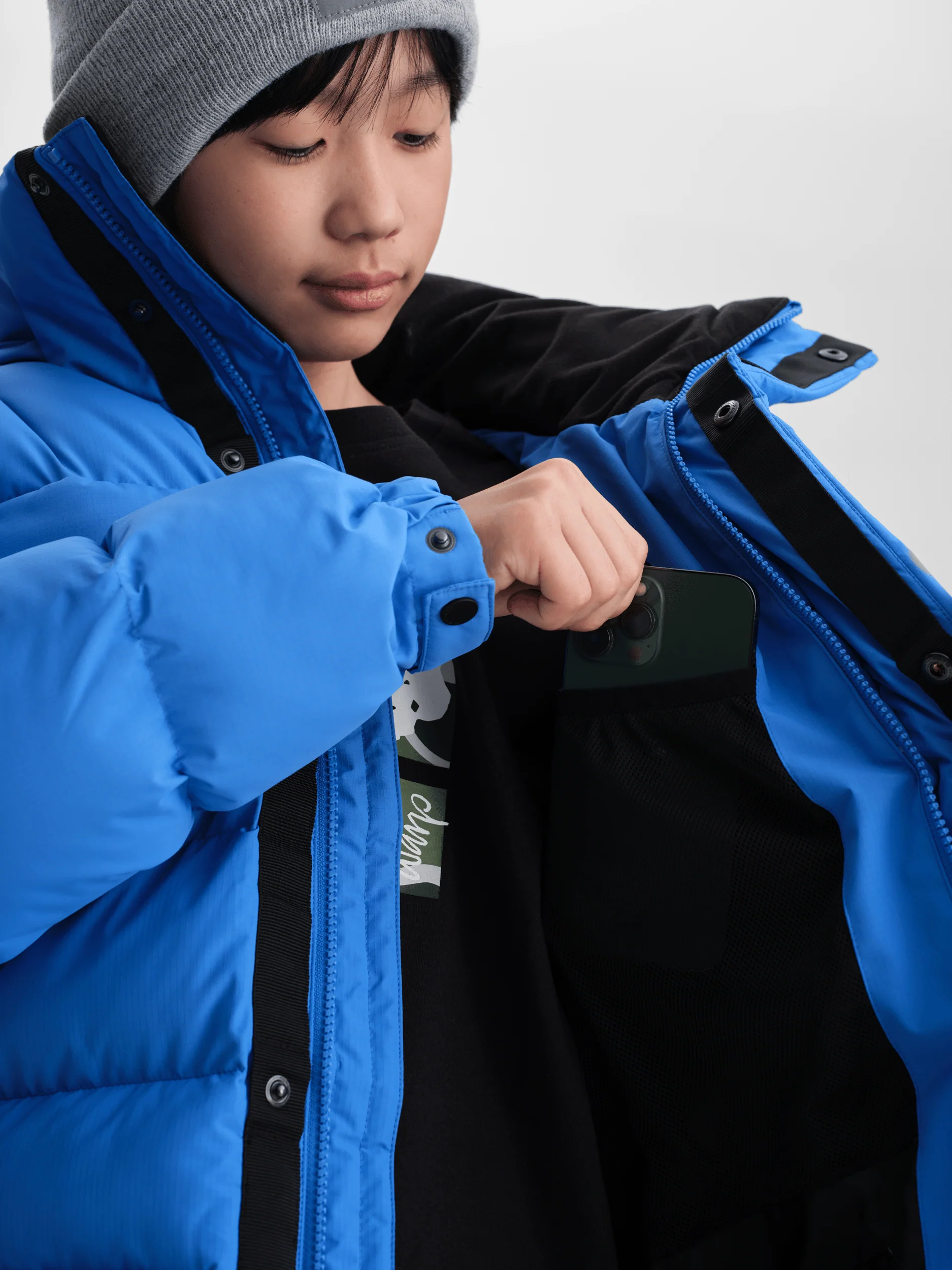 ARCTIC PARKA AZURE BLUE JUNIOR - Image 6