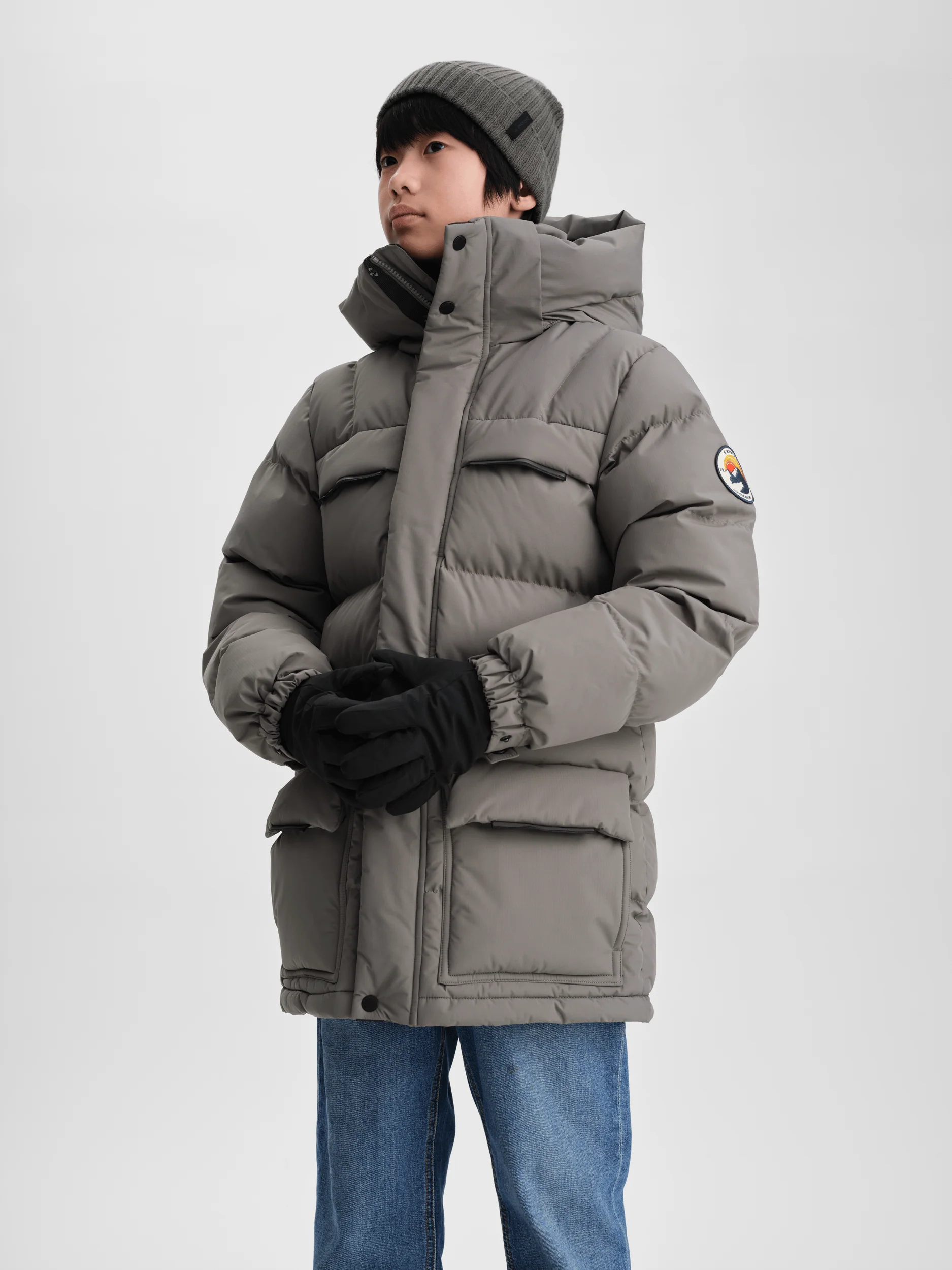 ARCTIC PARKA KHAKI GREY JUNIOR