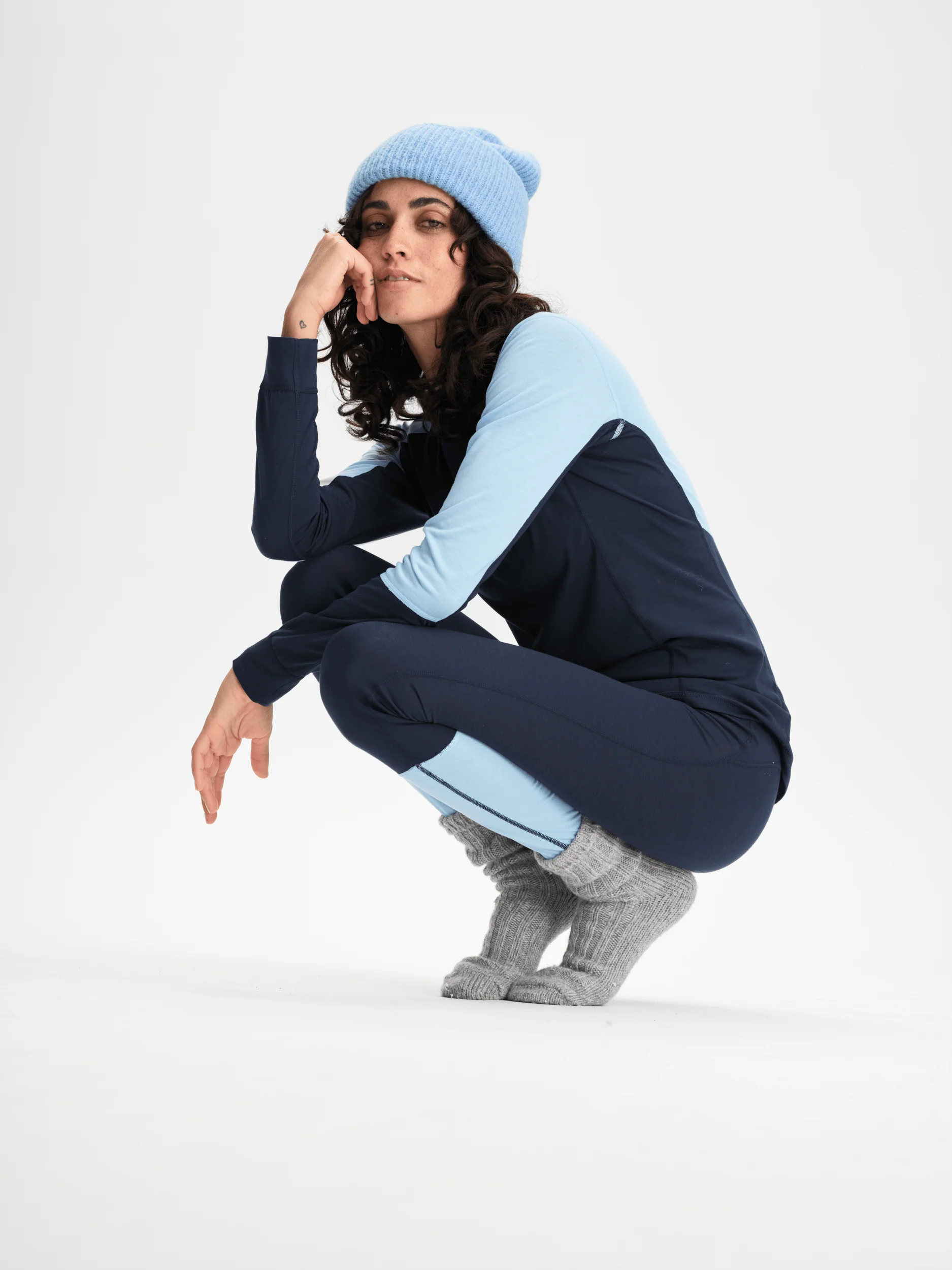 BASE LAYER PANTS  NAVY - Image 4
