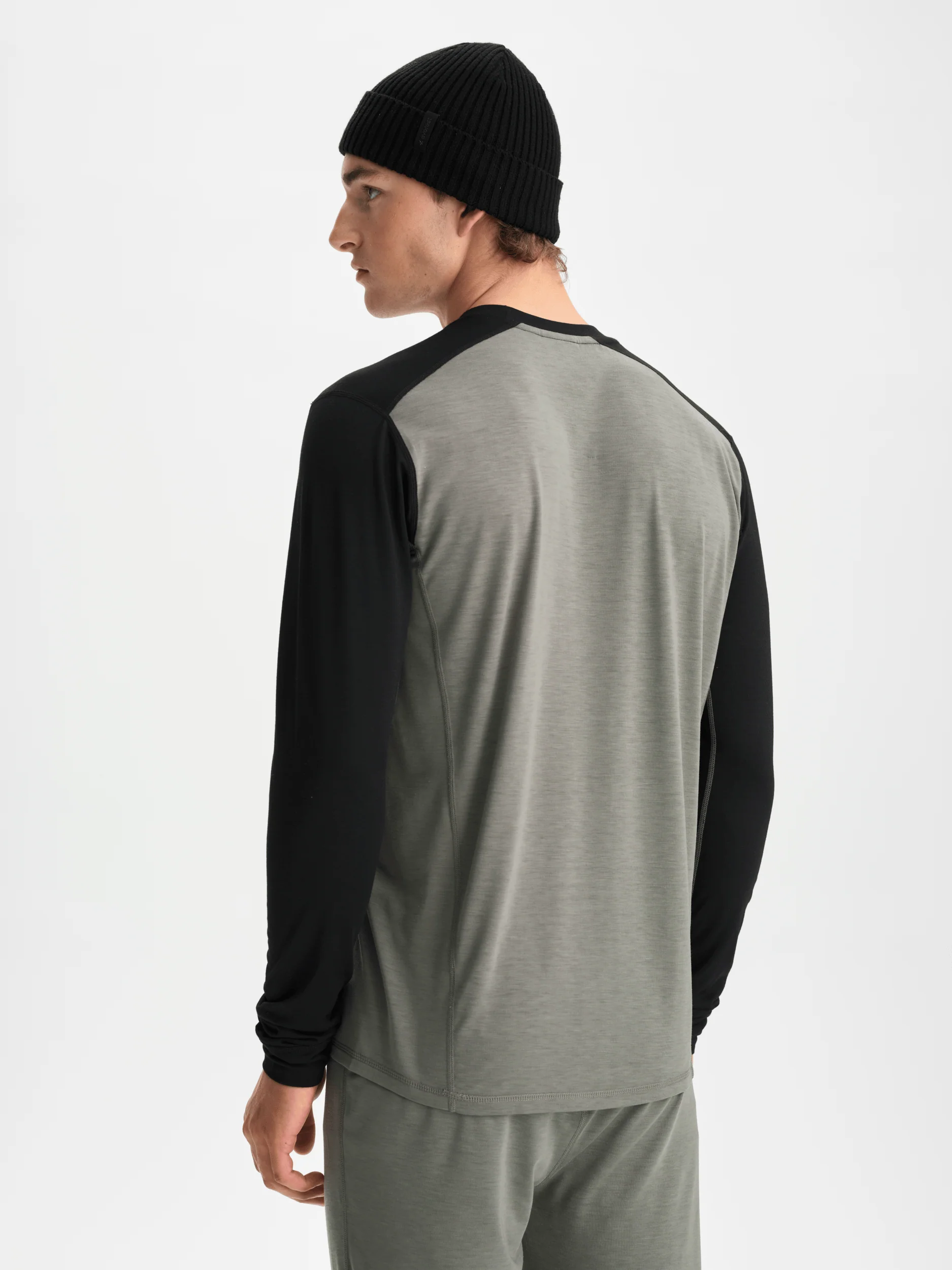 BASE LAYER SHIRT KHAKI GREY - Image 3