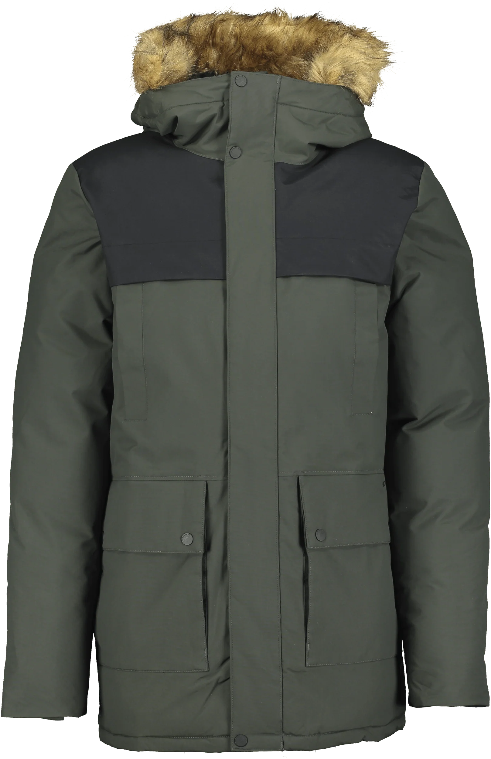 CLASSIC PARKA DARK GREEN/BLACK MEN - Image 8