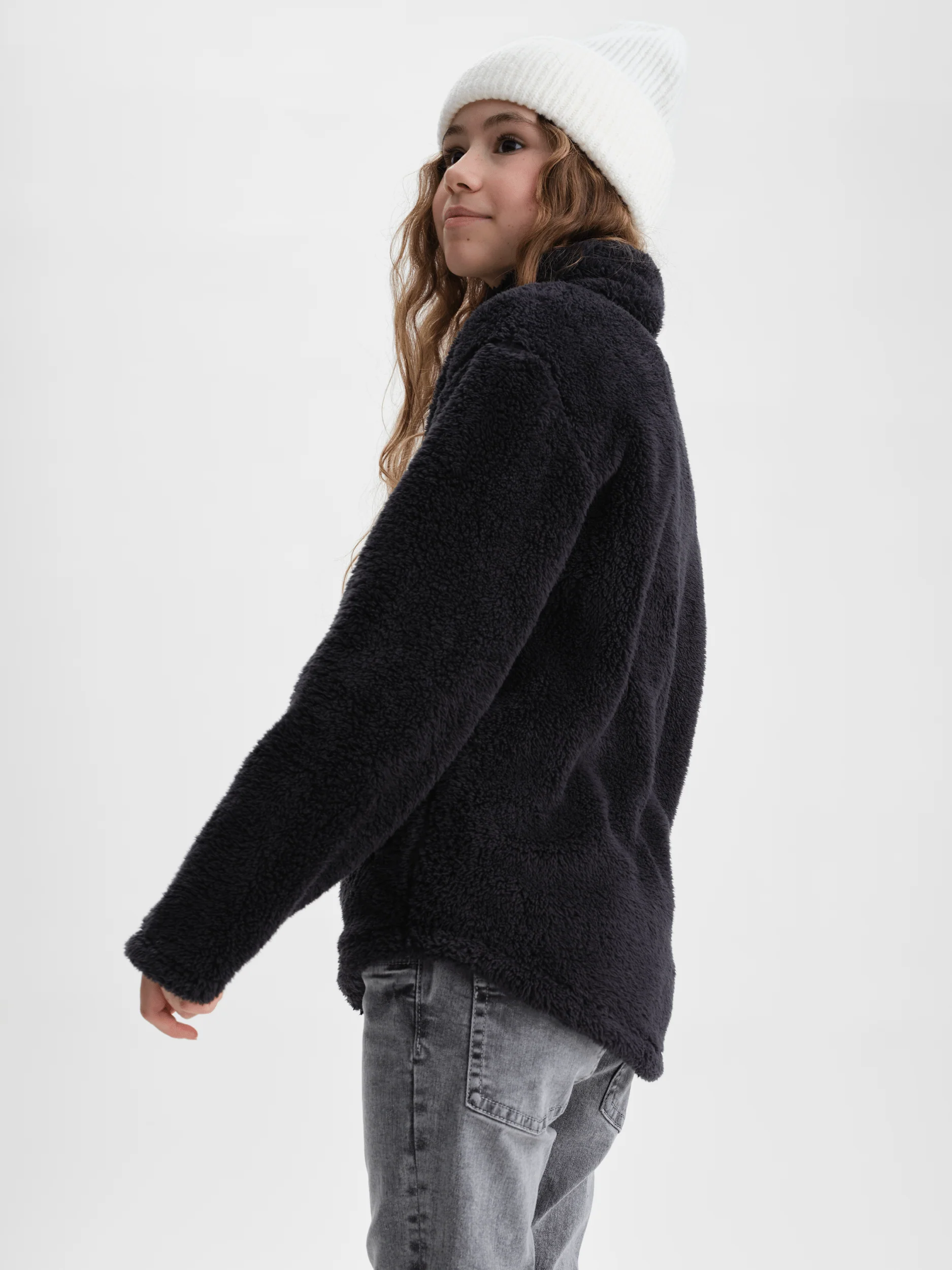 COZY PILE BLACK JUNIOR - Image 3