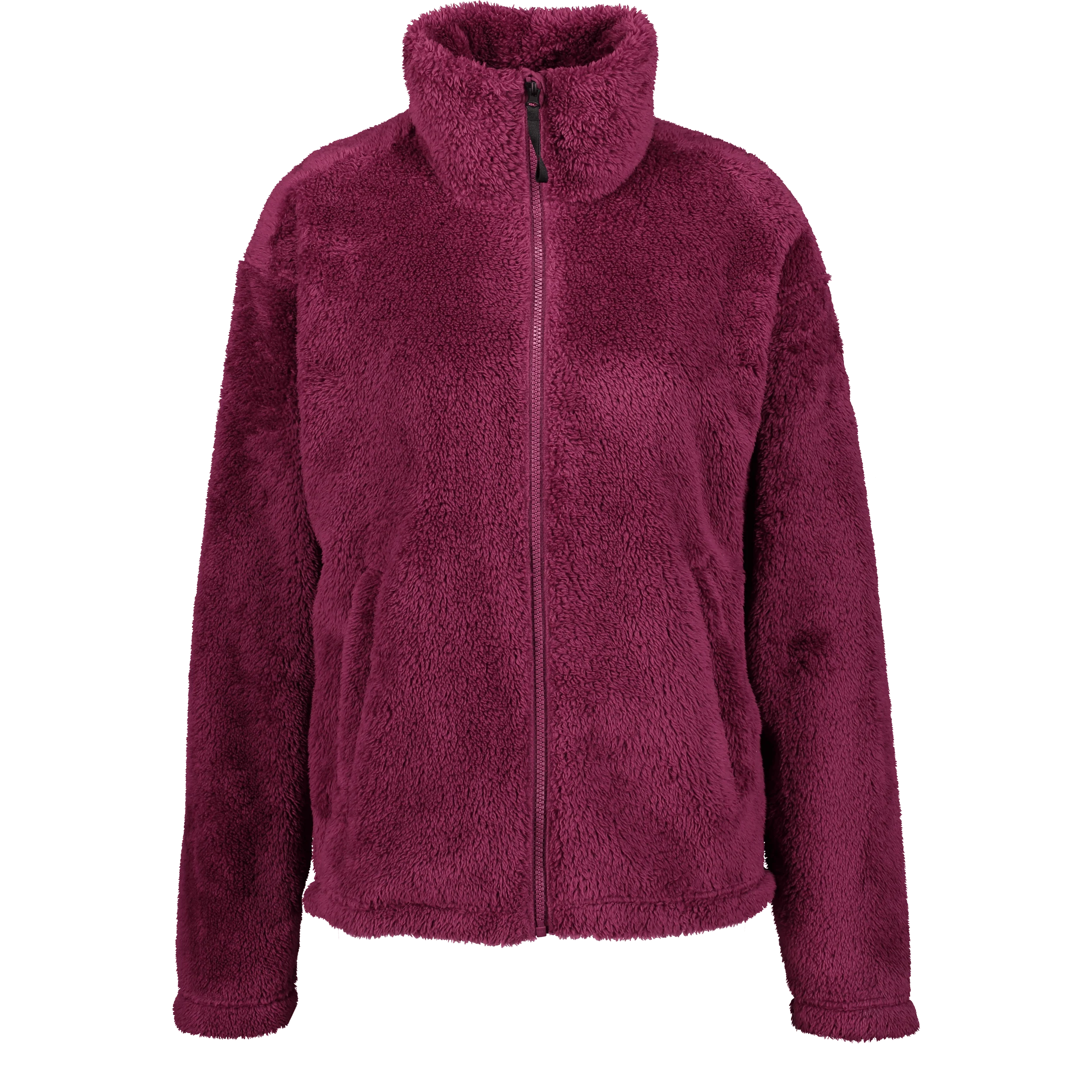 COZY PILE JACKET  DEEP MAGENTA - Image 6