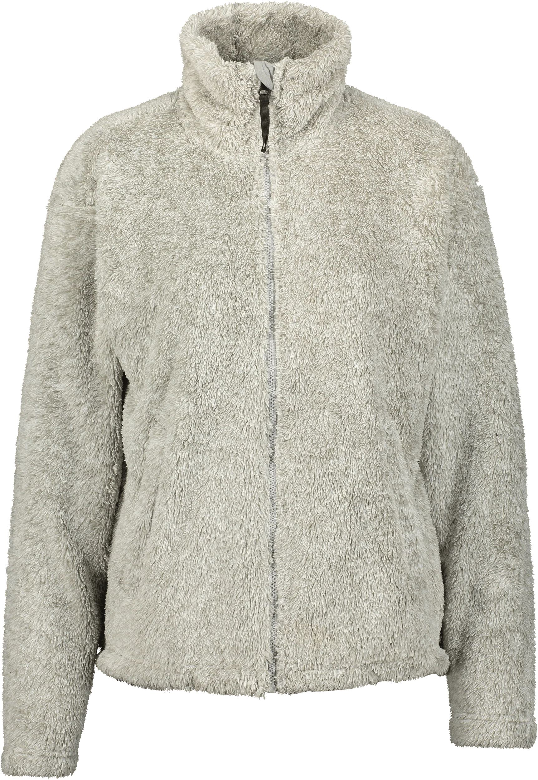 COZY PILE JACKET LIGHT GREY MELANGE WOMEN - Image 5