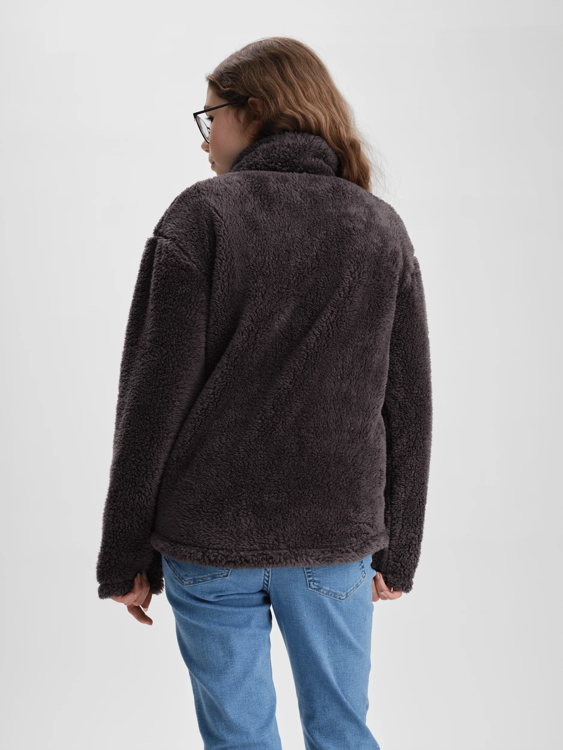 COZY PILE PLUM SLATE JUNIOR - Image 3