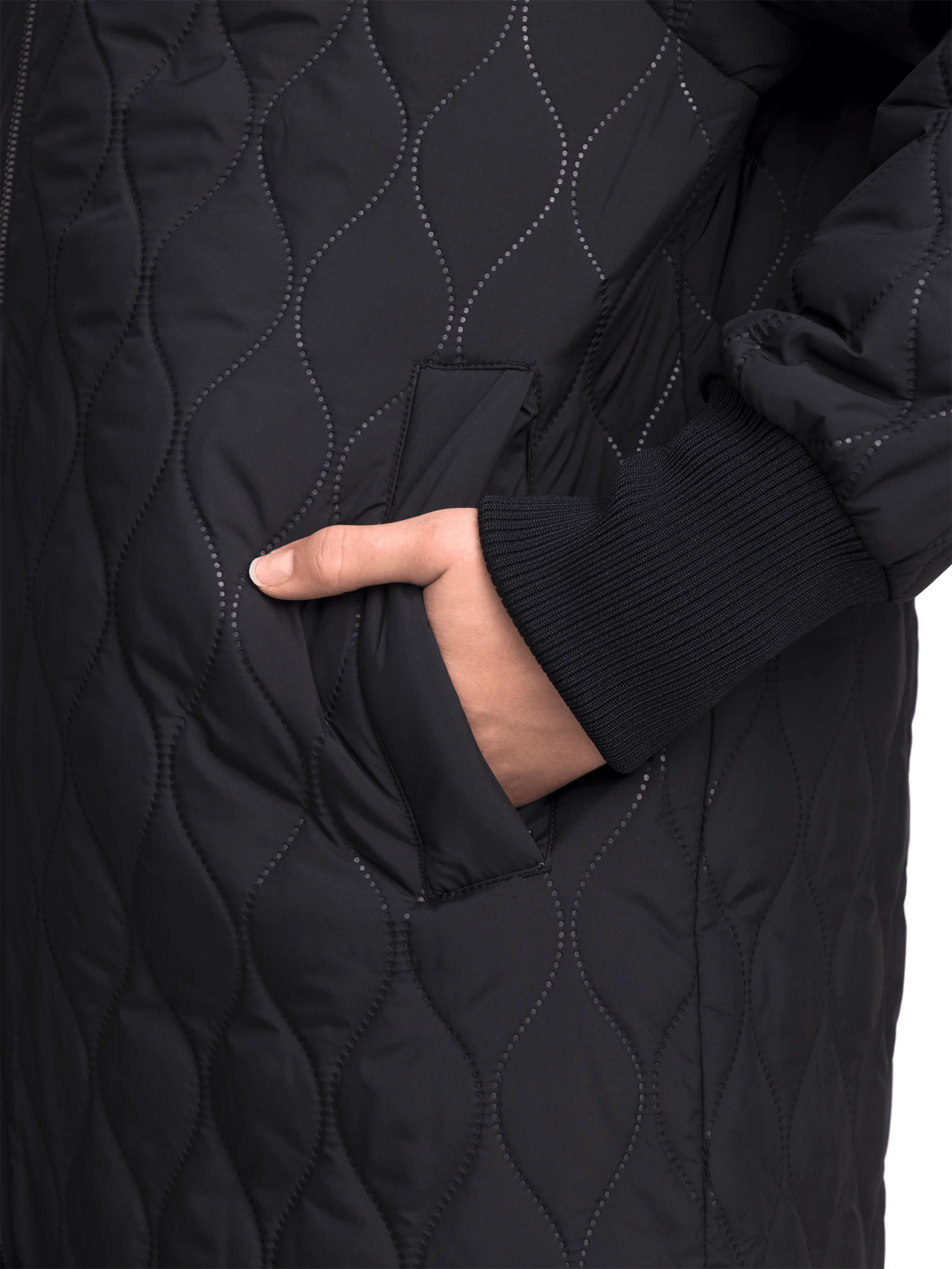 EMORY 2IN1 COAT WOMENS BLACK - Image 7