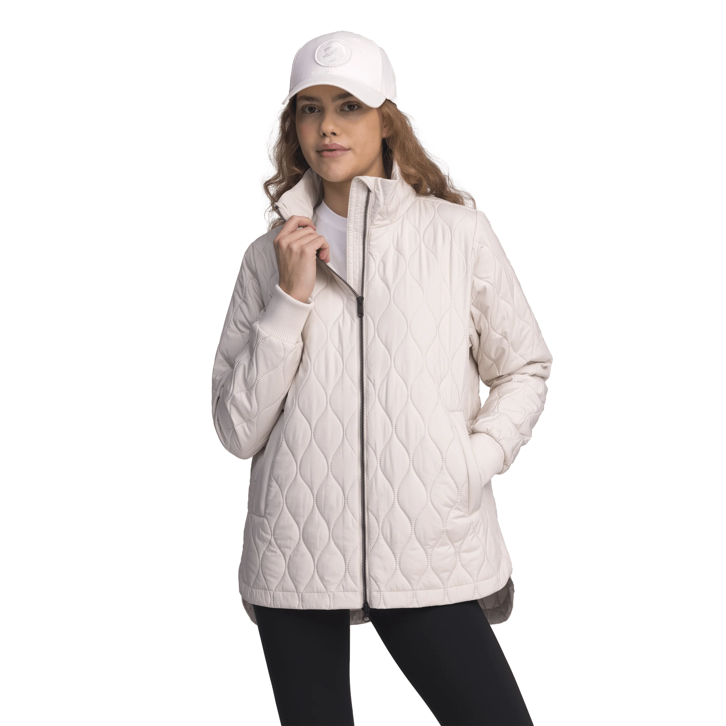 EMORY QUILT JACKET IVORY BEIGE WOMEN - Image 6