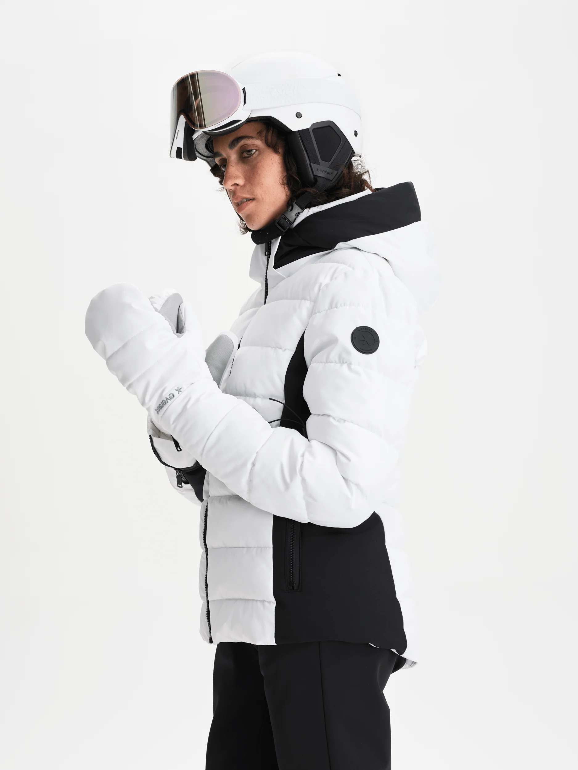 FASHION JACKET WHITE/BLACK - Image 3