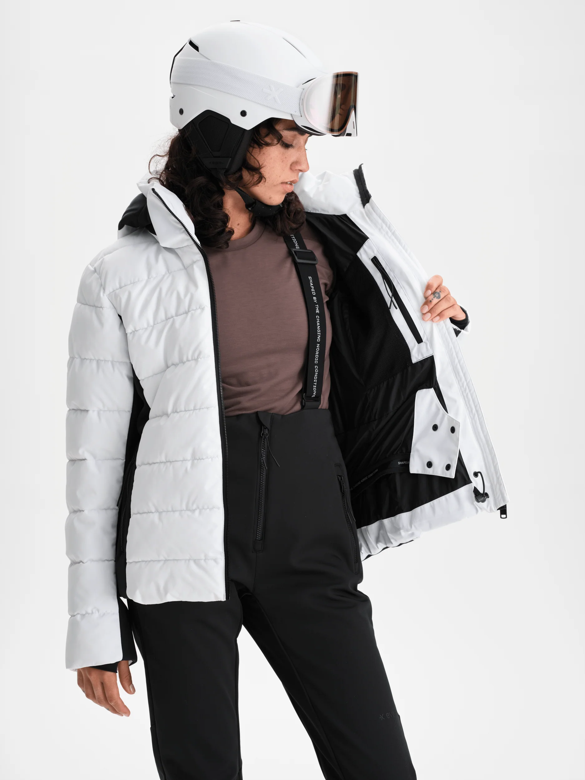 FASHION JACKET WHITE/BLACK - Image 7