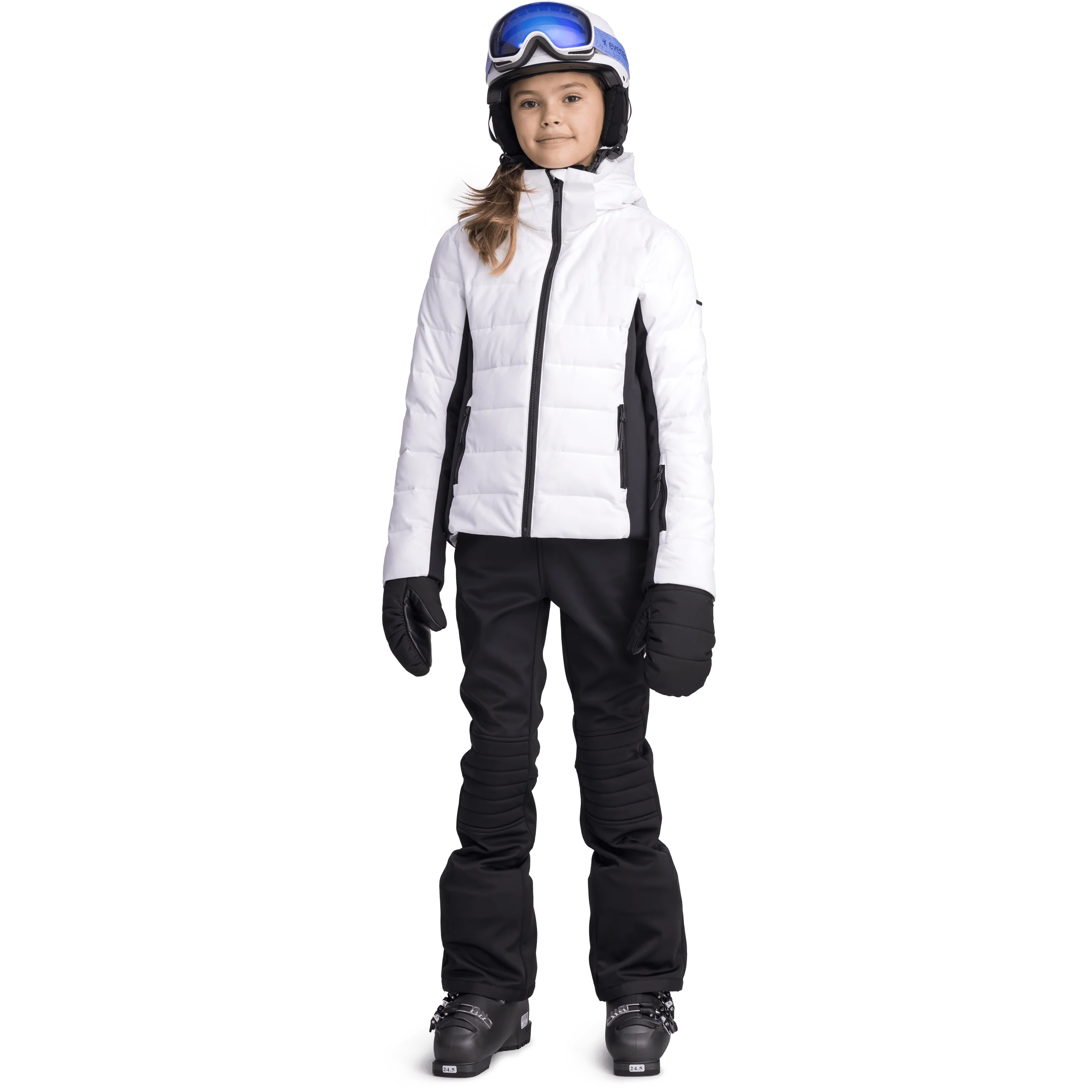 SKI FASHION JACKET WHITE/BLACK JUNIOR - Image 3