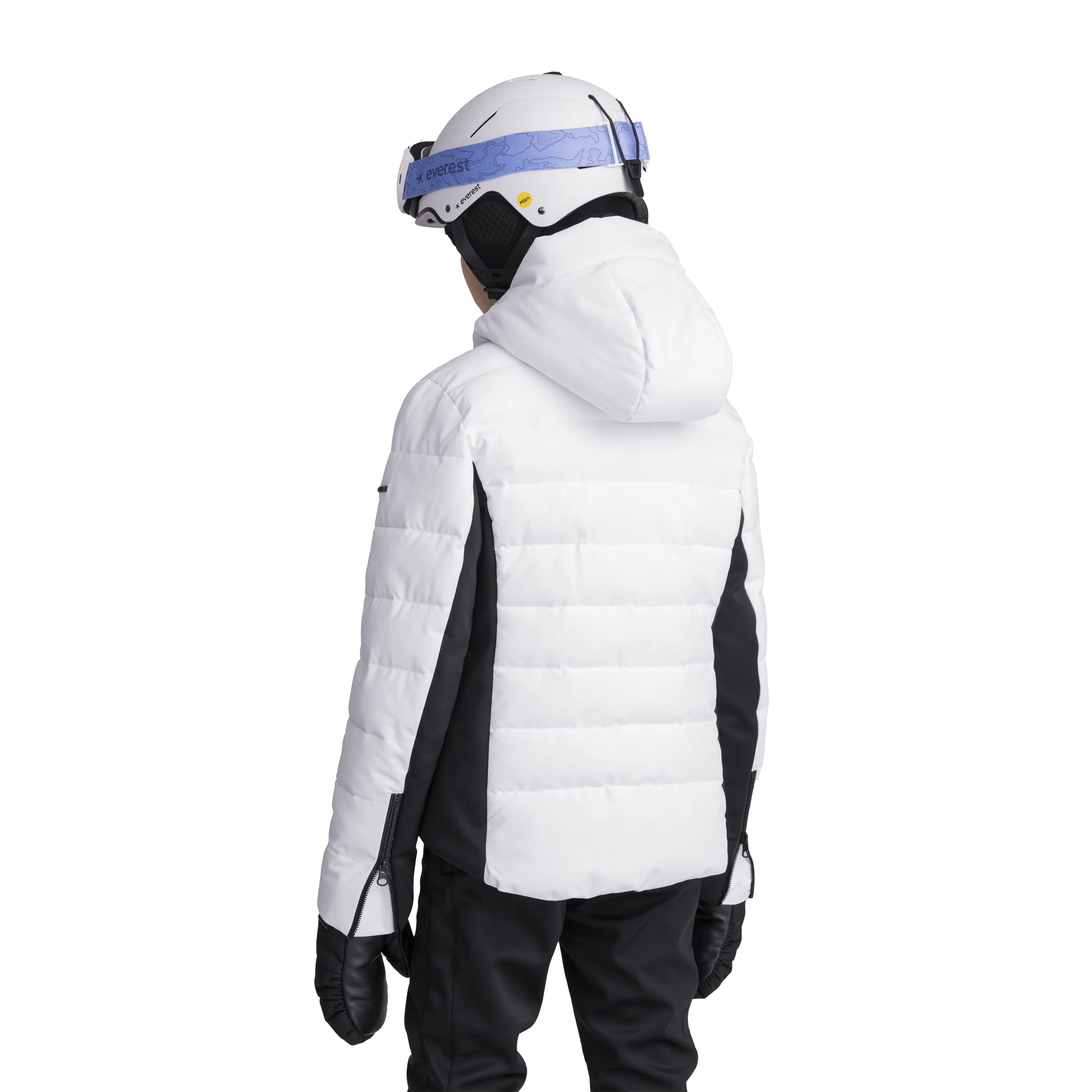 SKI FASHION JACKET WHITE/BLACK JUNIOR - Image 4