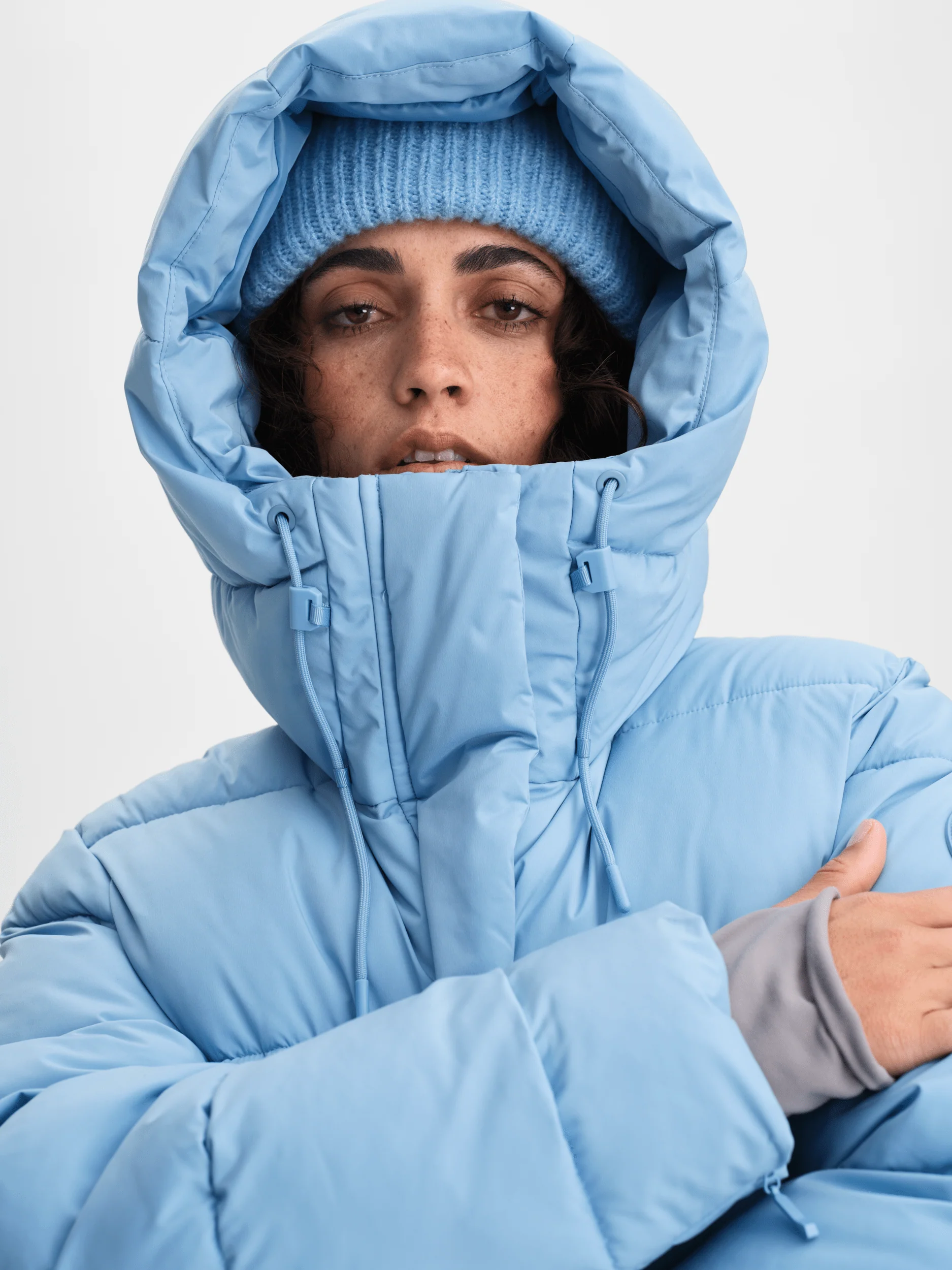 FEMME PUFF JACKET DUSK BLUE - Image 4