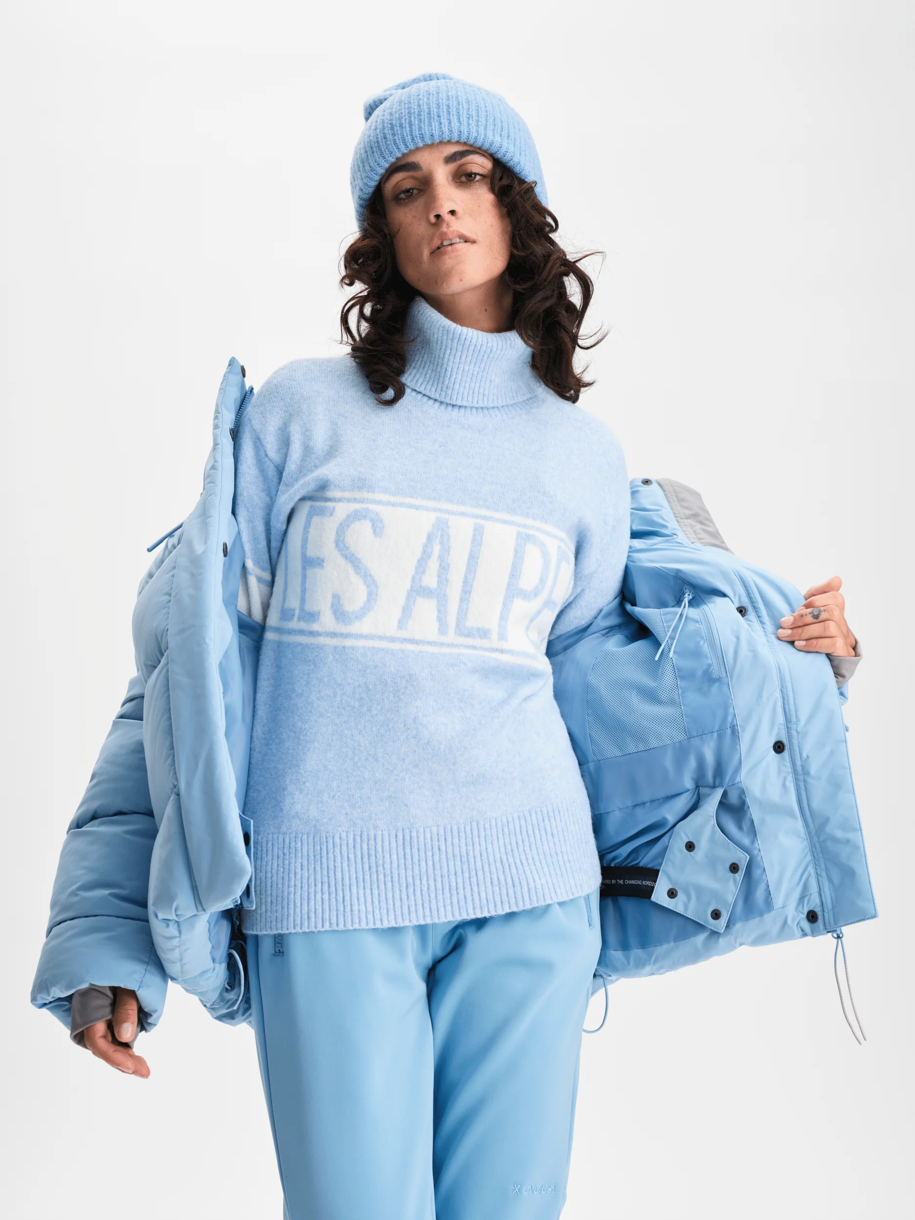 FEMME PUFF JACKET DUSK BLUE - Image 5