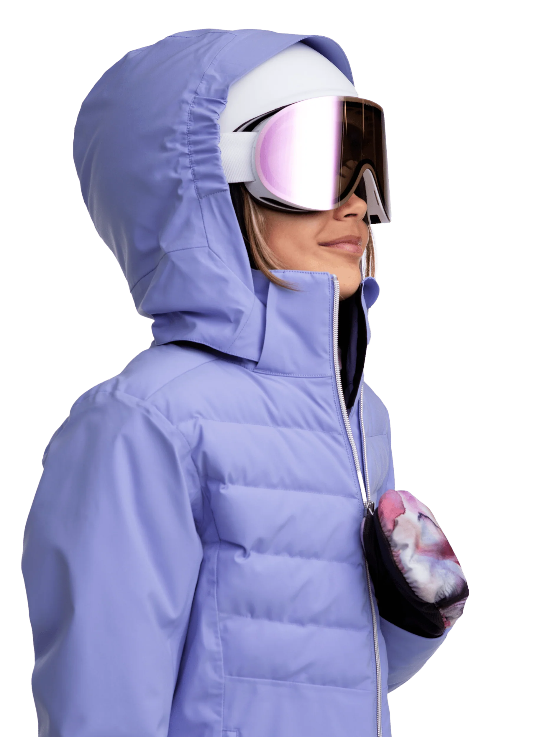 FLOW SOFTSHELL JACKET SOFT LAVENDER - Image 4