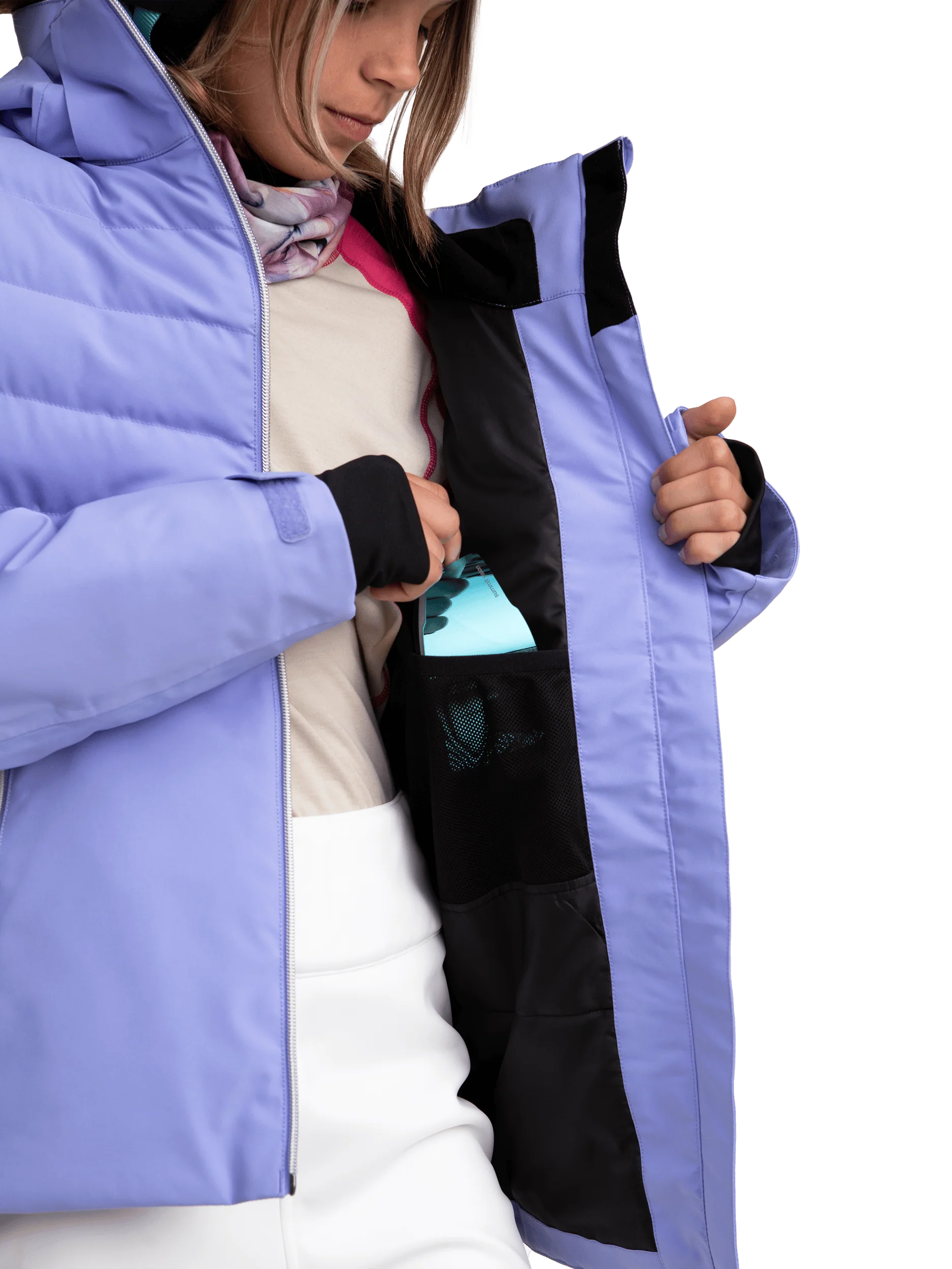 FLOW SOFTSHELL JACKET SOFT LAVENDER - Image 7