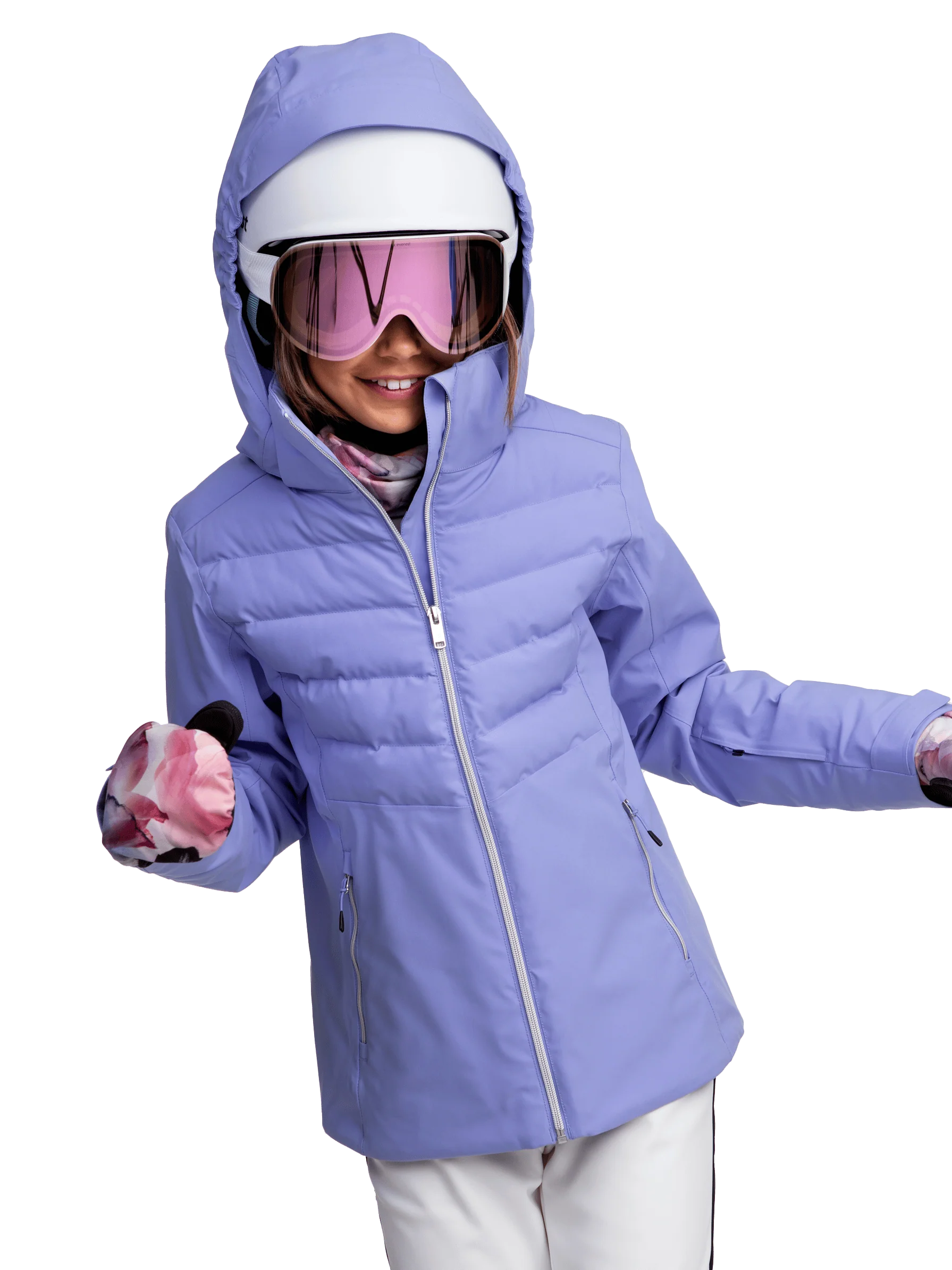 FLOW SOFTSHELL JACKET SOFT LAVENDER - Image 8