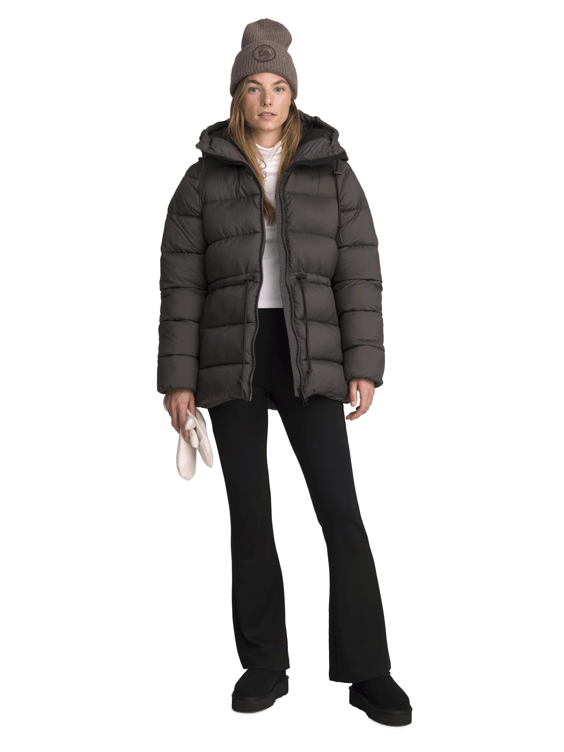 GAMILA MID JACKET BLACK - Image 2