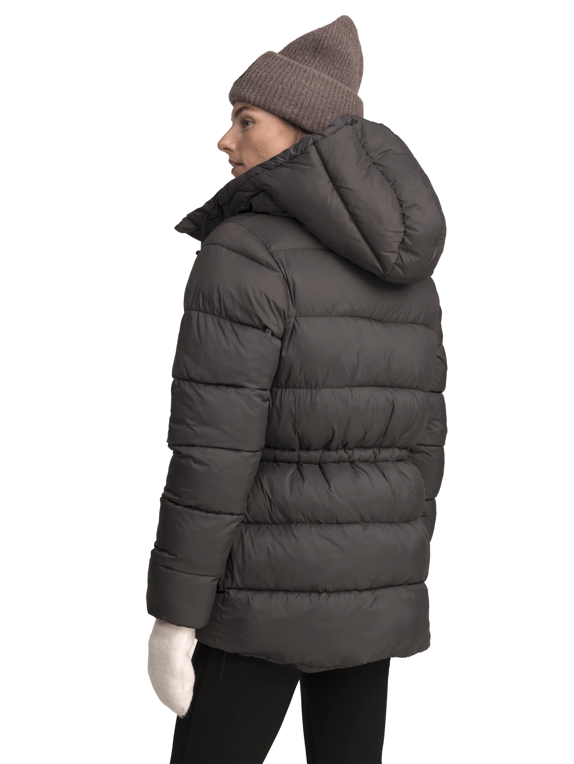 GAMILA MID JACKET BLACK - Image 3